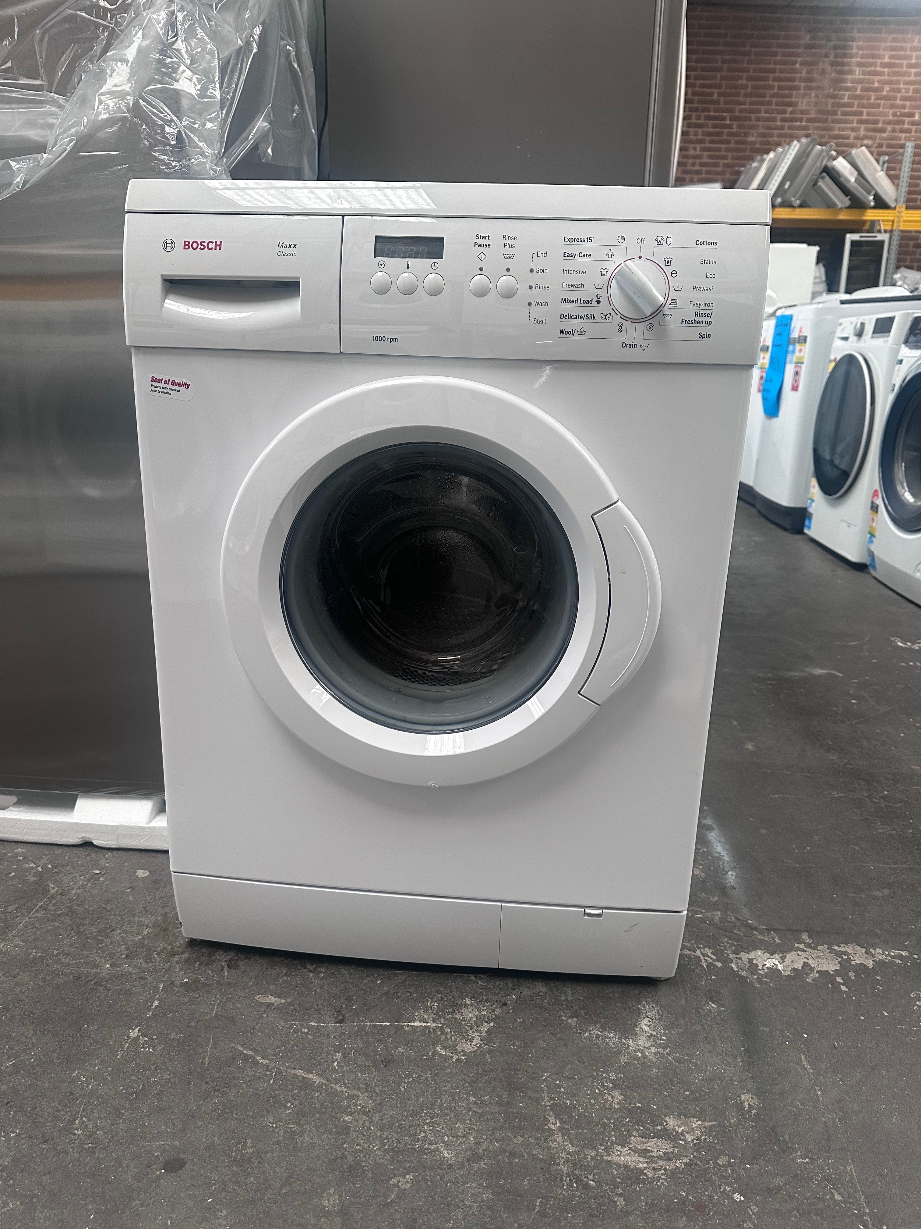 Bosch Max Classic 6.5kg Front Load Washing Machine - Certified Refurbished | Compact & Energy Efficient for Apartments, Small Homes & Laundry Rooms