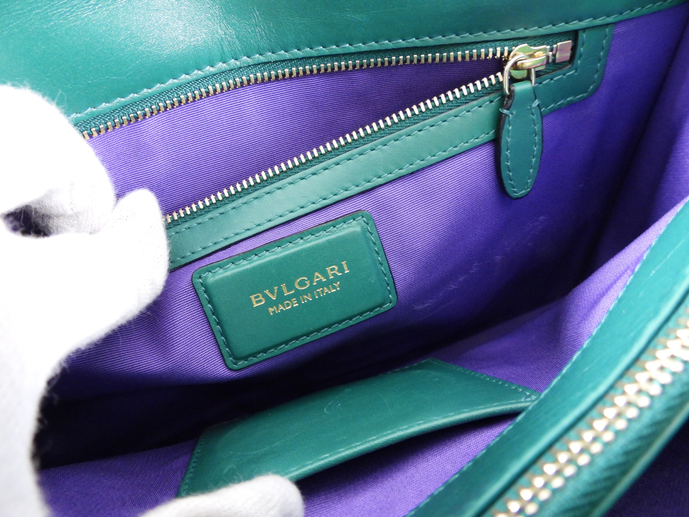 Bvlgari Serpenti Forever Green Medium Flap Crossbody Bag - Luxury Designer Handbag for Women, Perfect for Evening Parties & Date Nights