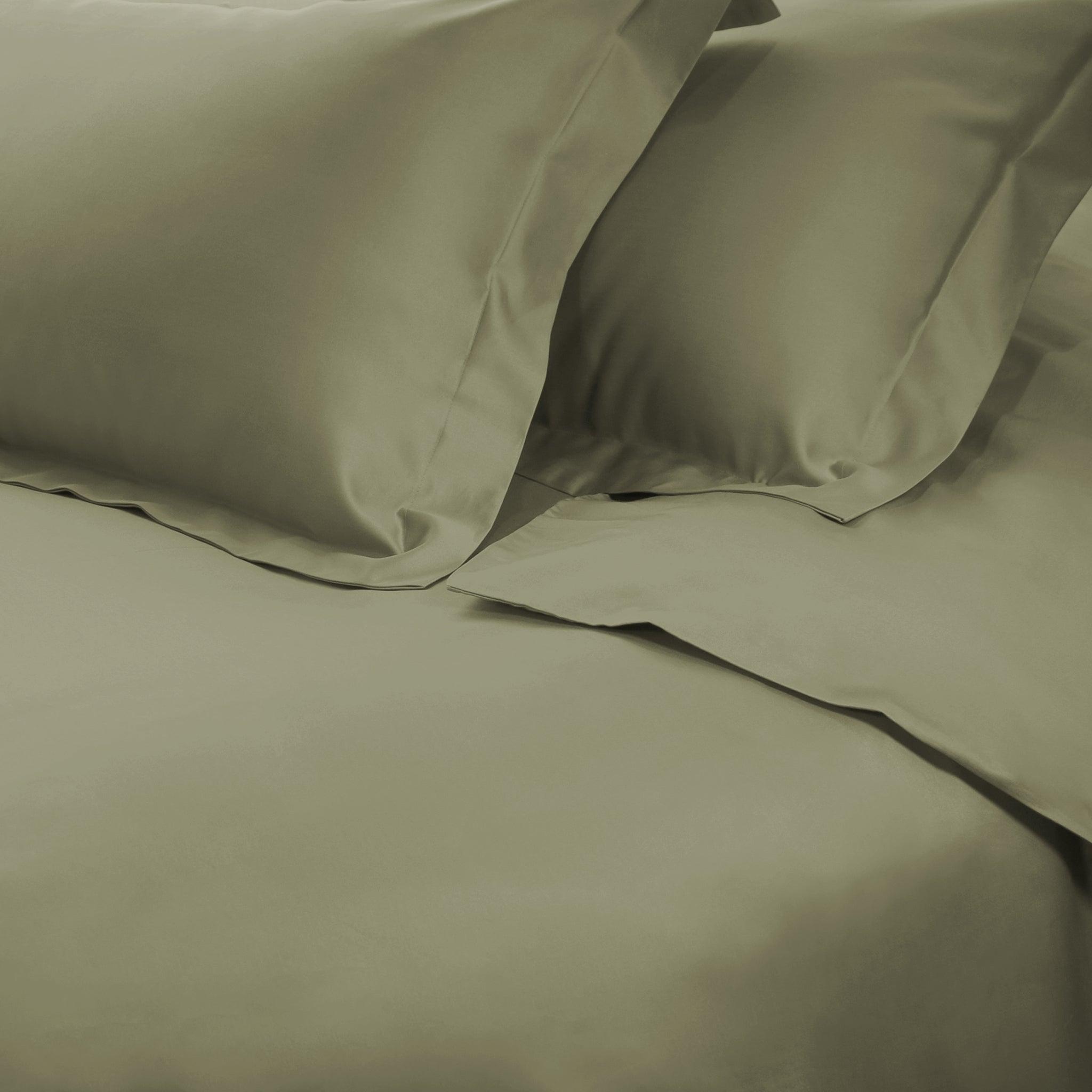 Luxury 650 Thread Count Egyptian Cotton Duvet Cover Set - King Size, Breathable & Hypoallergenic for Ultimate Comfort - Perfect for Master Bedroom, Guest Room & Hotel Use