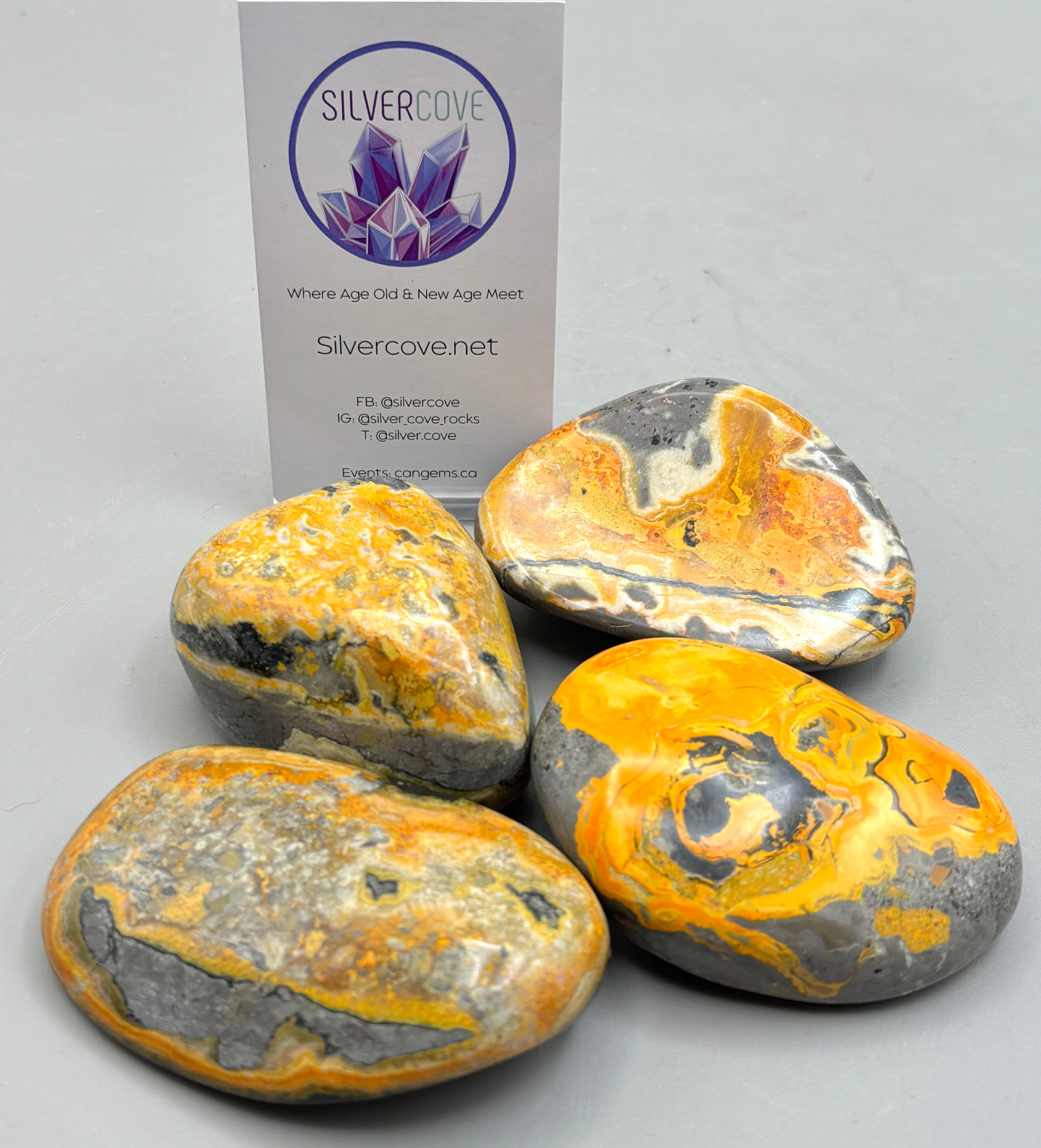 Bumble Bee Jasper Stone Specimen - Natural Yellow & Black Gemstone for Jewelry Making, Crystal Healing & Home Decor