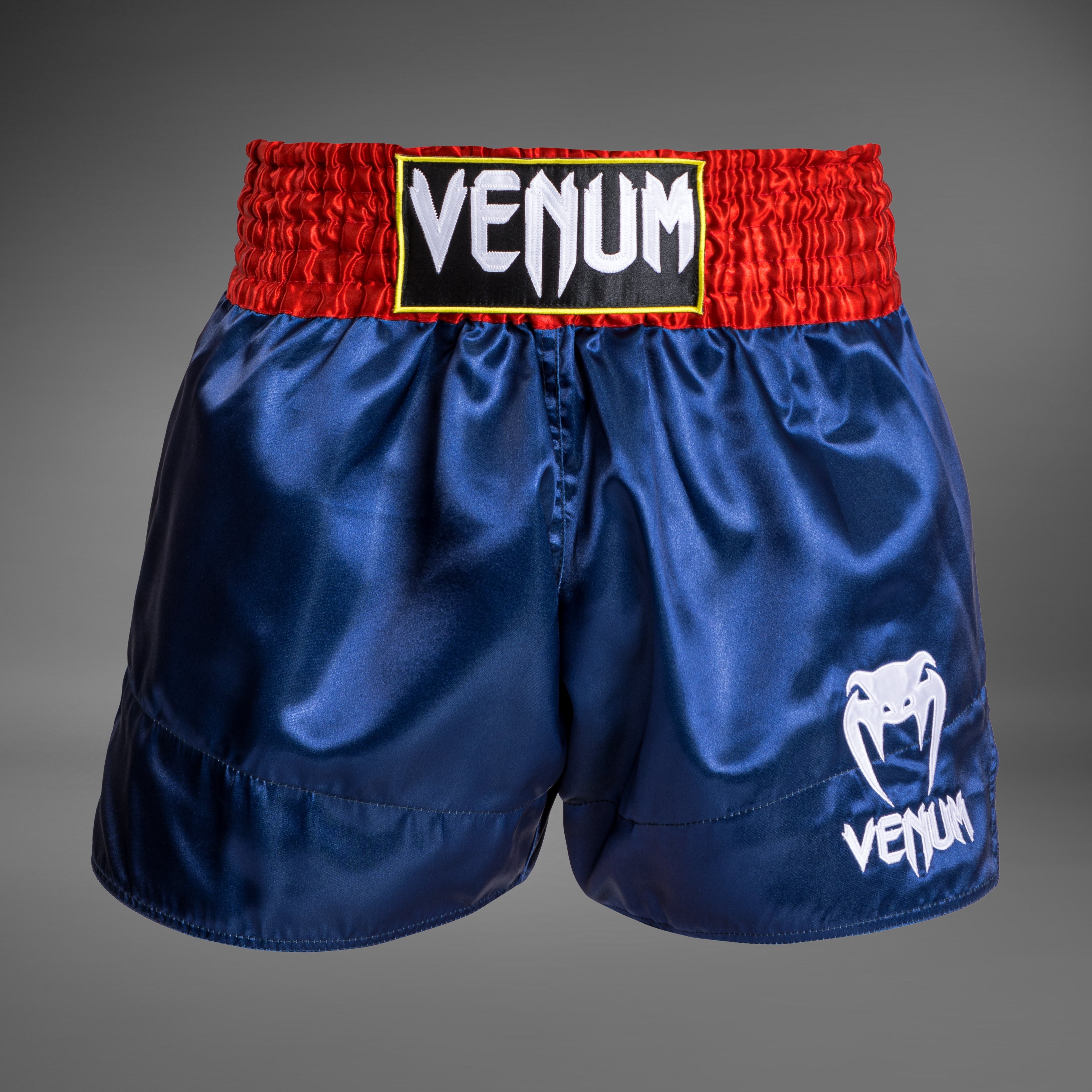 Venum Classic Muay Thai Shorts - Blue/Red/White - MMA Training, Boxing & Kickboxing Gear for Fighters & Athletes