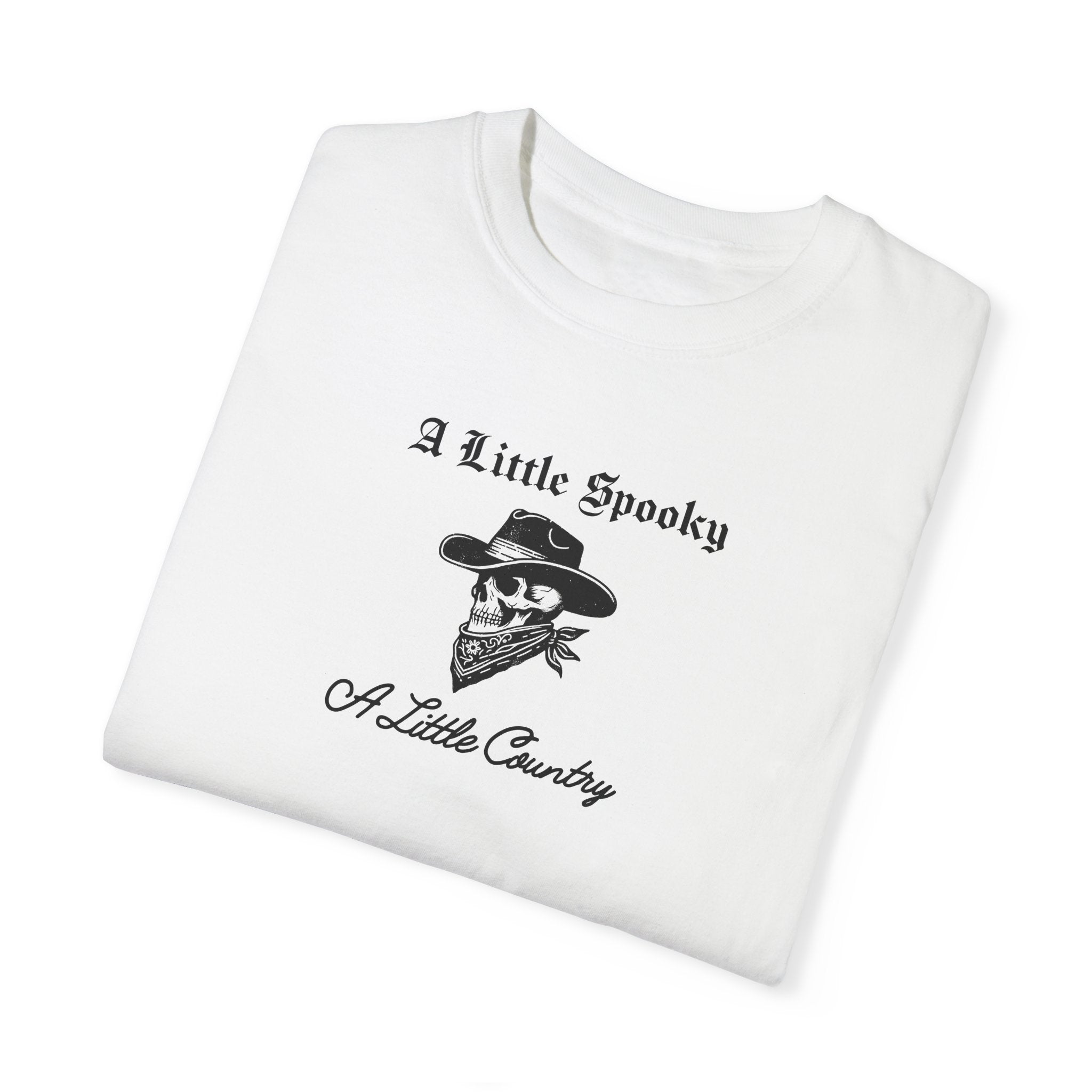 Little Spooky Little Country T-Shirt - Cute Halloween Graphic Tee for Women & Men - Perfect for Halloween Parties, Country Concerts & Casual Wear