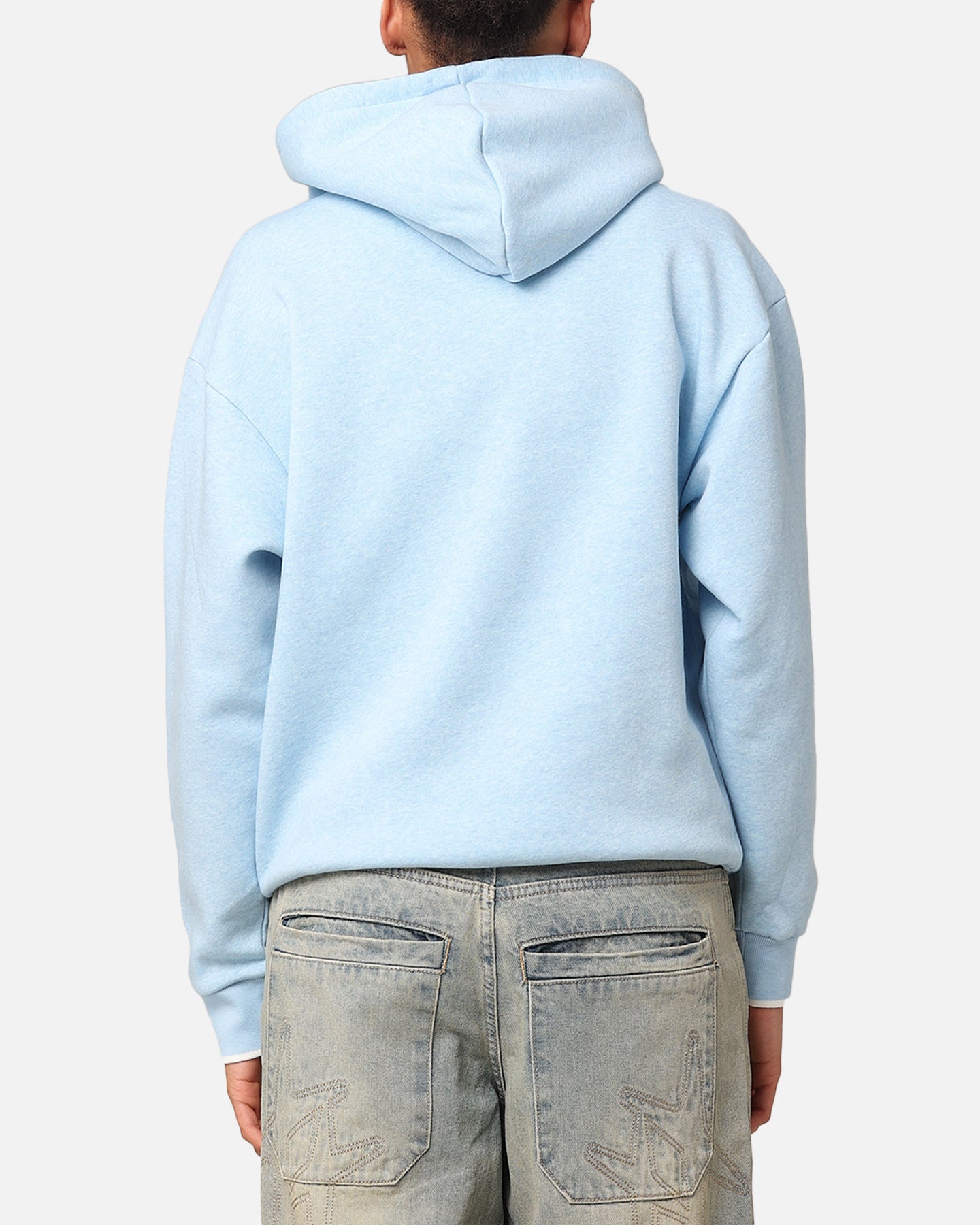 Adidas Women's Graphic Hoodie - Clear Sky Melange Pullover Sweatshirt | Casual Streetwear for Everyday Comfort | Perfect for Gym, Running & Lounge Wear