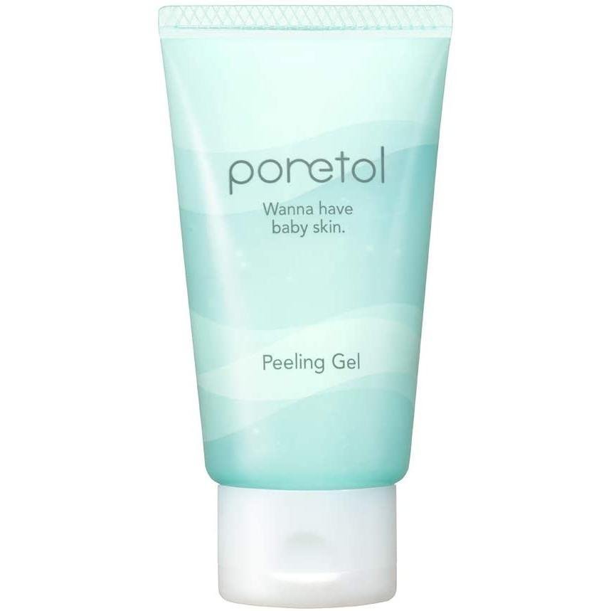 Elizabeth Poretol Exfoliating Peeling Gel 65g - Gentle Face Scrub for Smooth Skin, Perfect for Daily Skincare & Makeup Prep