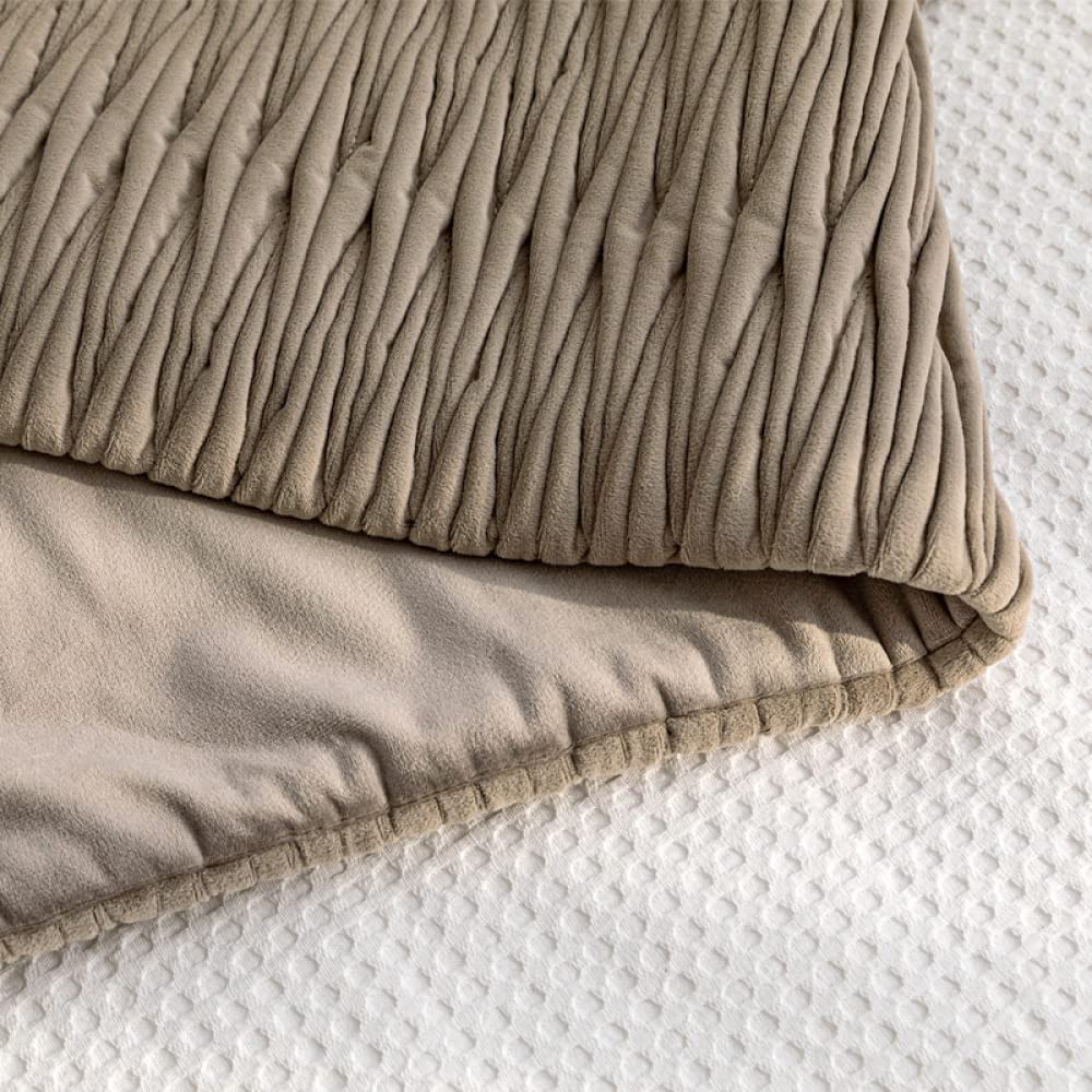 Modern King/Queen Bed Runner Scarf - Hotel Luxury Bedspread for Home Decor