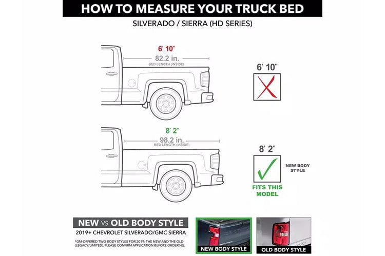 BAKFlip MX4 Hard Folding Tonneau Cover for 2020-2025 Chevy Silverado 2500/3500 8' Bed | Truck Bed Cover | Weatherproof & Secure | Perfect for Hauling, Camping & Outdoor Adventures