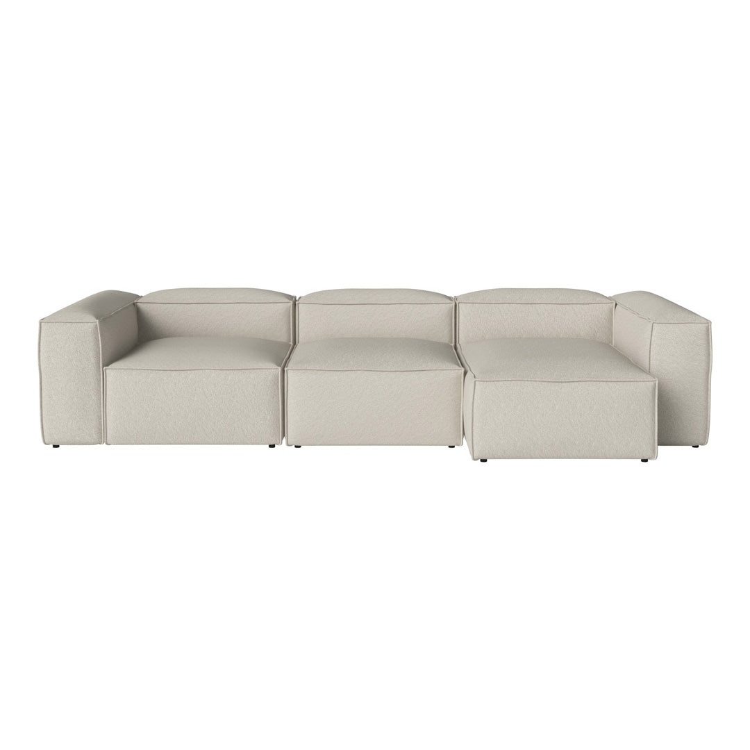 Cosima 3-Seater Sofa with Chaise Lounge - Modern L-Shaped Sectional Couch for Living Room, Apartment & Small Spaces - Soft Fabric Upholstery & Sturdy Frame - Perfect for Relaxing, Entertaining & Family Movie Nights