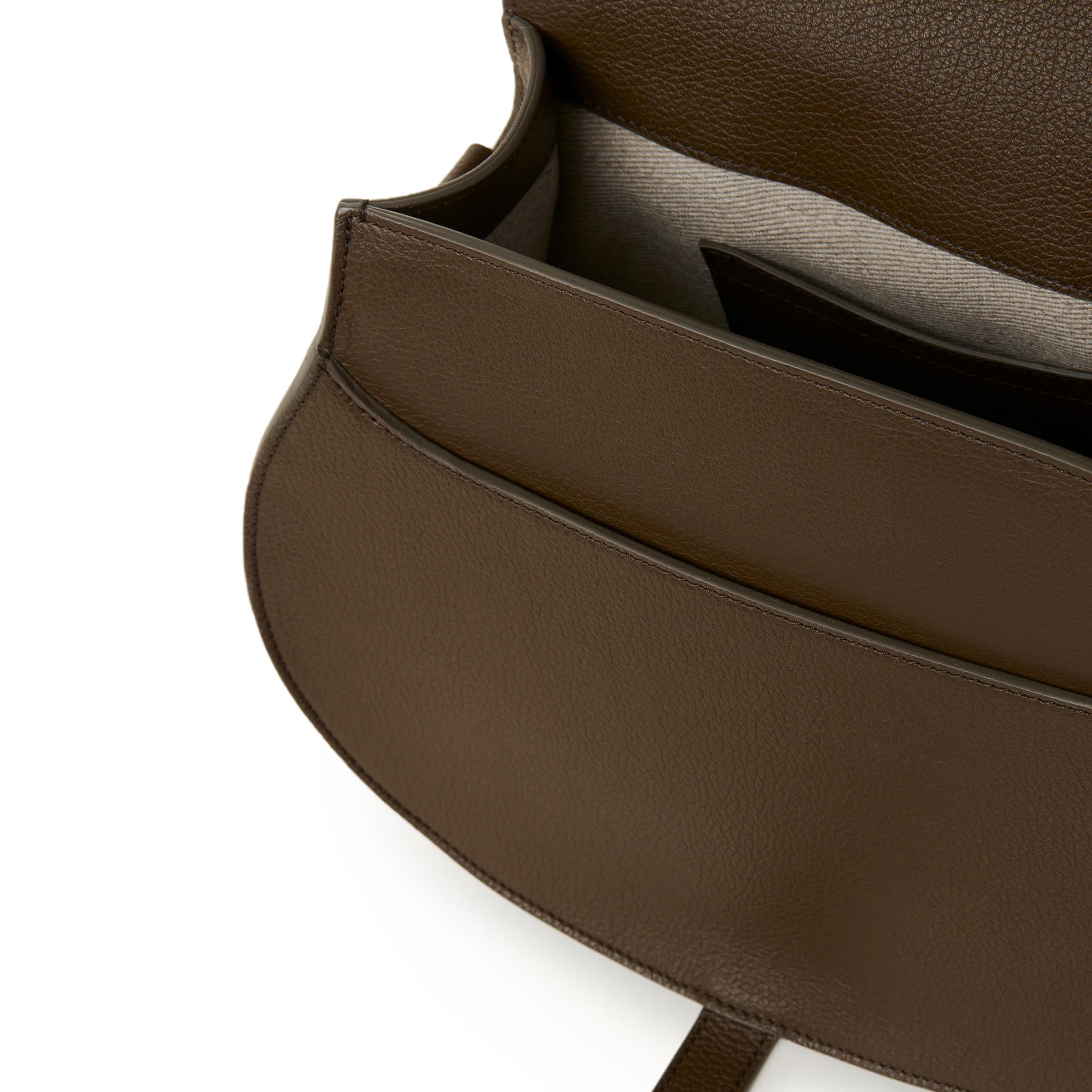 Marcie Small Satchel Handbag in Dark Khaki - Premium Leather Crossbody Purse for Women | Perfect for Work, Travel & Everyday Use