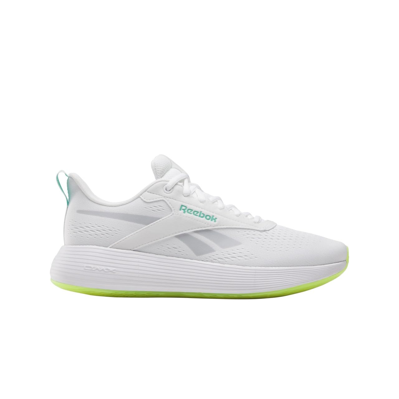Reebok DMX Comfort + Unisex Adult Sneakers - White Grey 1 Digital Lime, Size 36.5 EU | Running Shoes for Men & Women | Perfect for Gym, Walking & Casual Wear