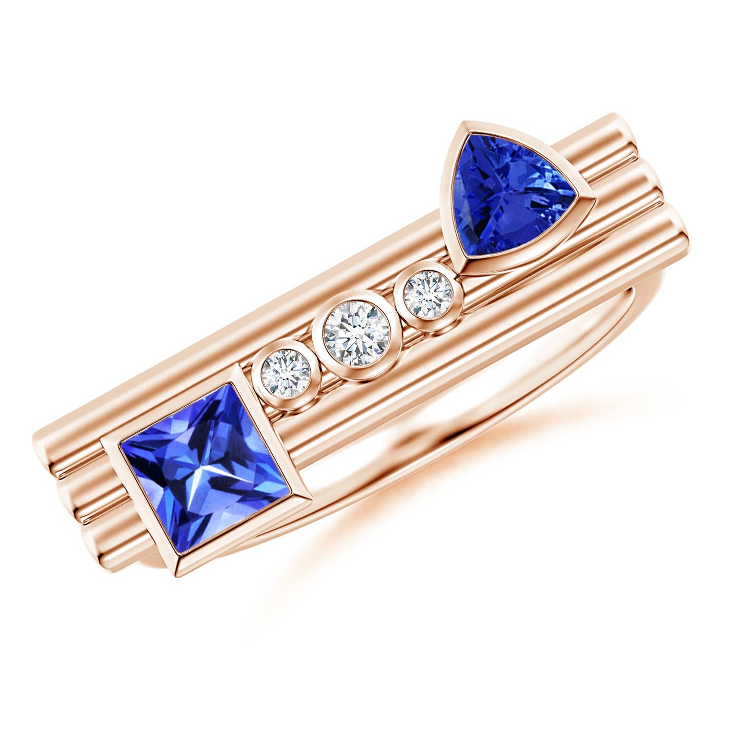 Natural Tanzanite Solitaire Ring for Women in 14K Solid Gold | December Birthstone Jewelry Gift | Wedding, Engagement & Anniversary Ring | Elegant Jewelry for Everyday Wear & Special Occasions
