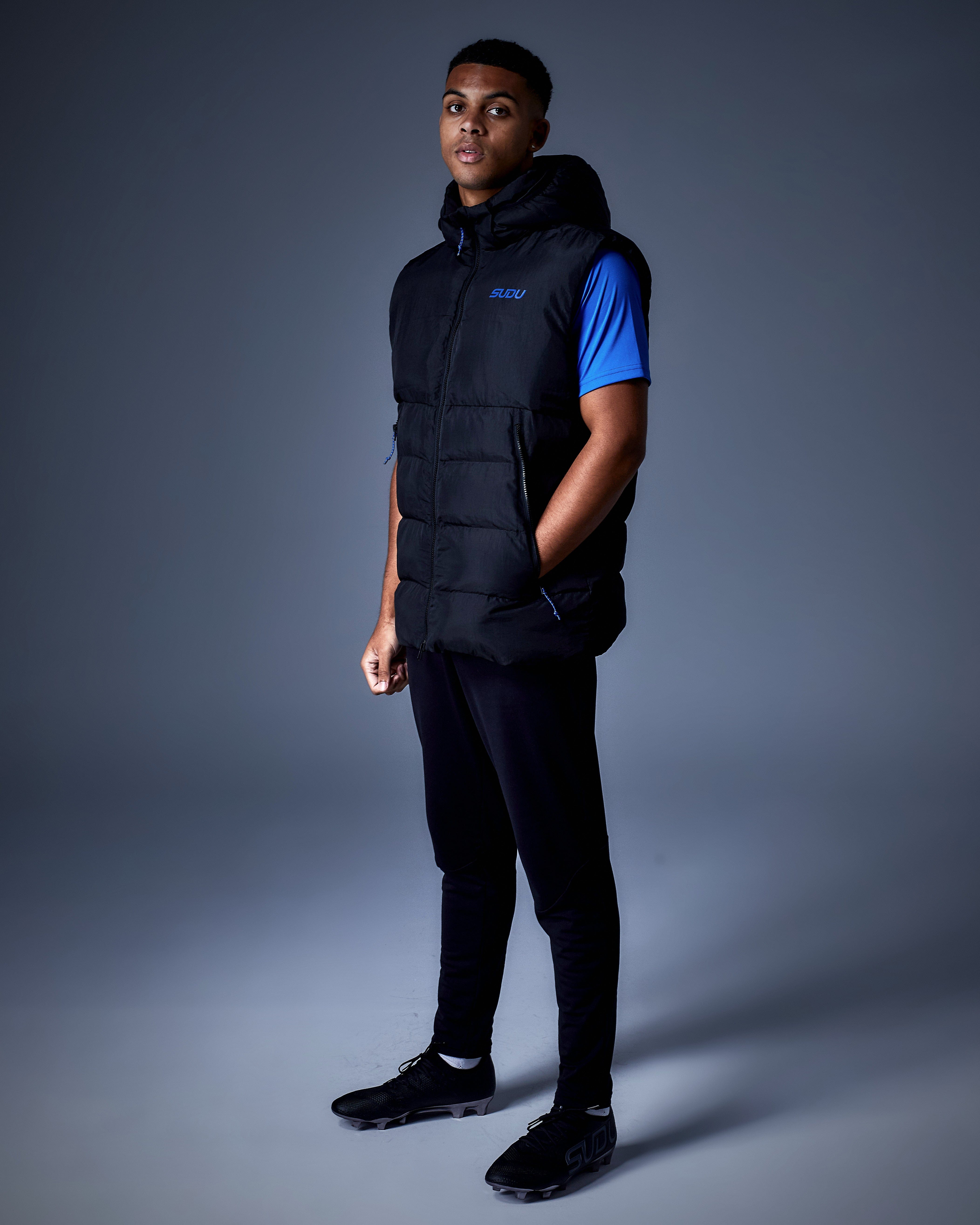 SPG 01 Black Vest for Men - Lightweight Outdoor Running Cycling Hiking Jacket - Perfect for Sports, Work & Casual Wear