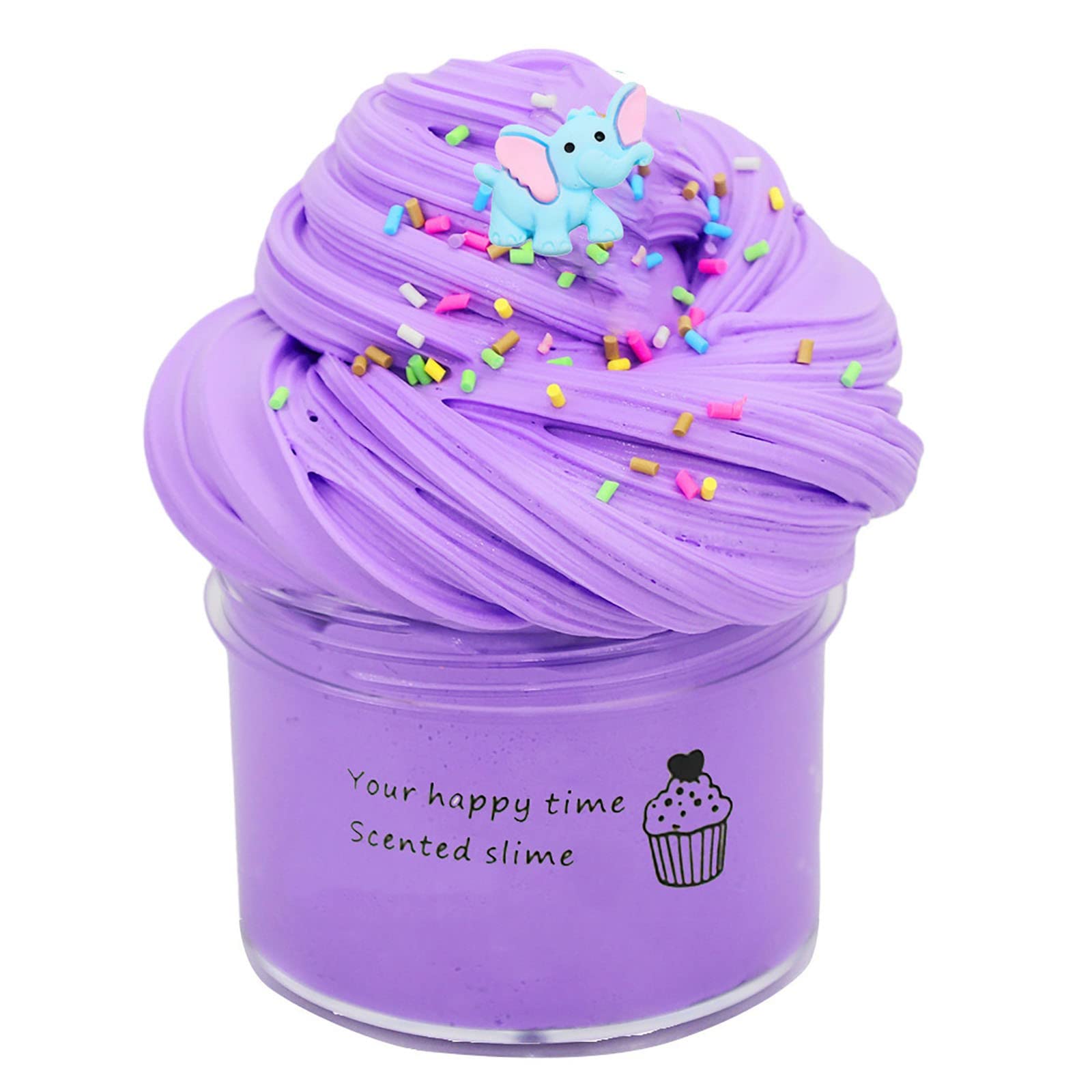 Premium 70ml Butter & Cloud Slime Toy Kit for Kids - Stress Relief Sensory Play for Boys & Girls Ages 7-12 | Fun Charms Included | Perfect Birthday Gift & Classroom Activity