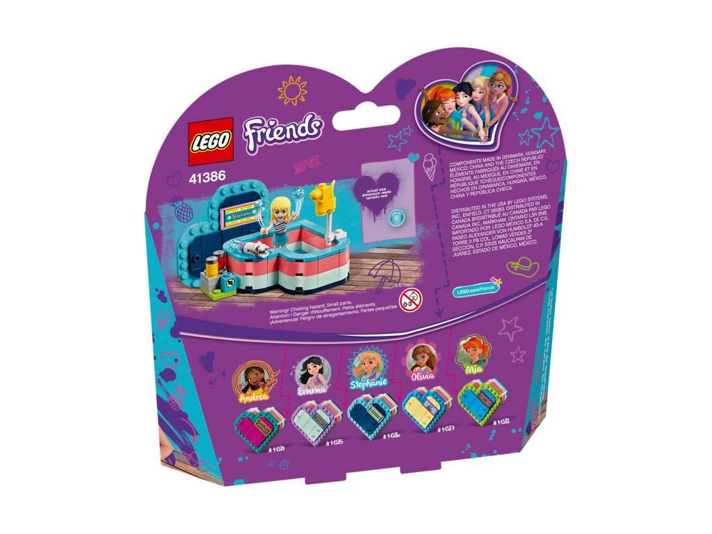 LEGO® Friends Stephanie's Summer Adventure Building Toy Set for Girls and Boys Ages 6+ (95 Pieces, 41386) - Creative Play, Birthday Gift & STEM Learning Activity