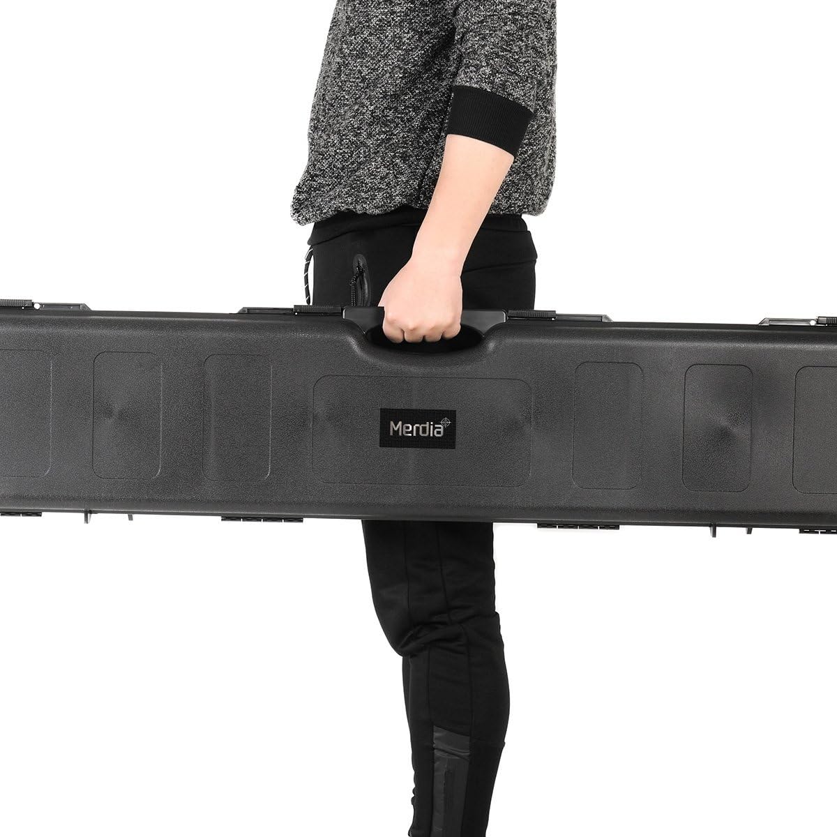 Precision Hard Locking Rifle Case with Ultra Protective Convoluted Foam - Heavy Duty Gun Storage for AR-15, Shotguns & Firearms | Waterproof & Shockproof Design for Hunting, Shooting Range & Travel Protection