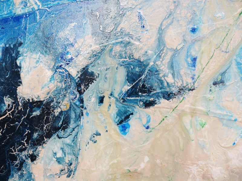 Inspiring Abstract Blue Wall Art - Modern Home Decor for Living Room, Bedroom & Office | Perfect for Gifts & Interior Design