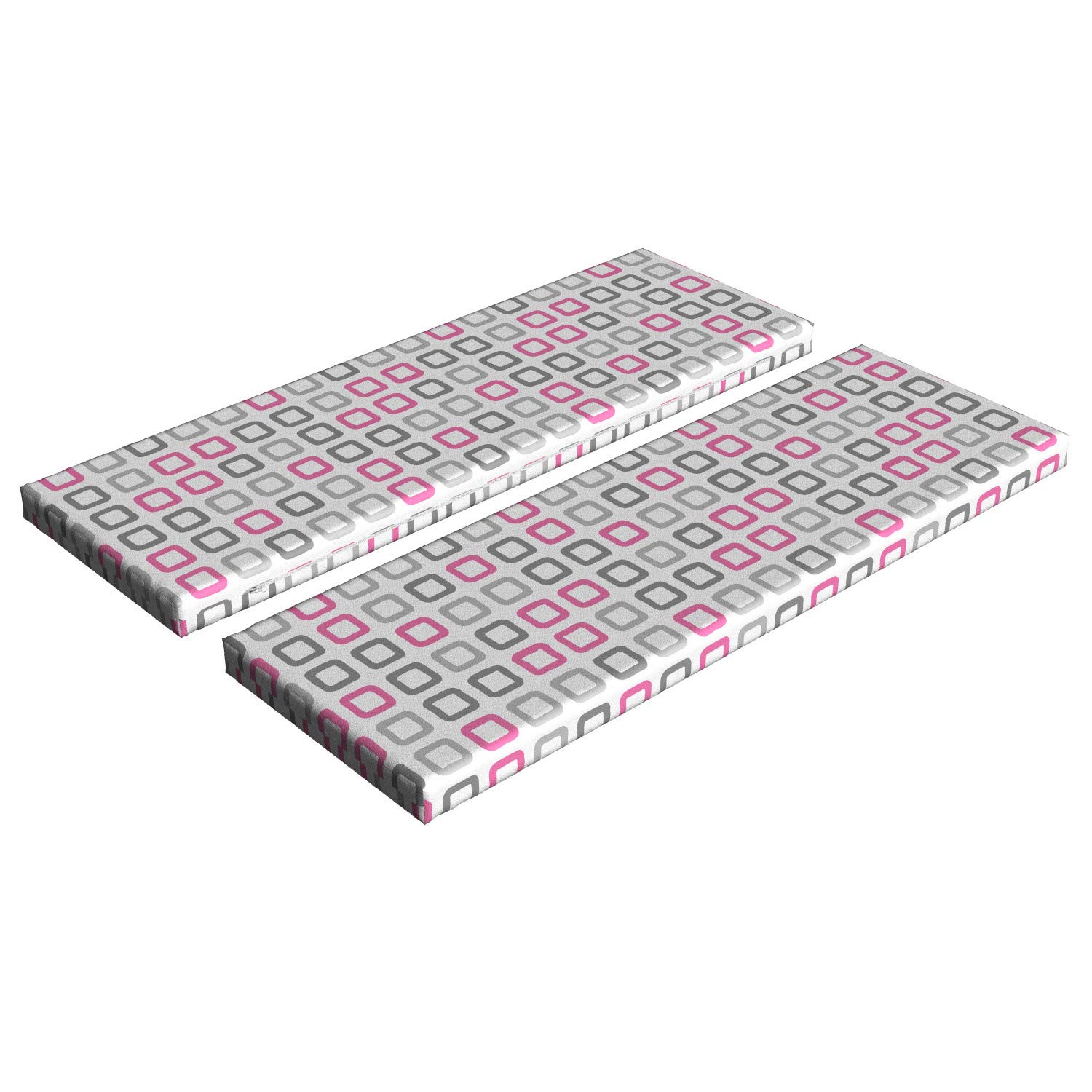 Ambesonne 2-Piece Geometric Bench Cushion Set - 45