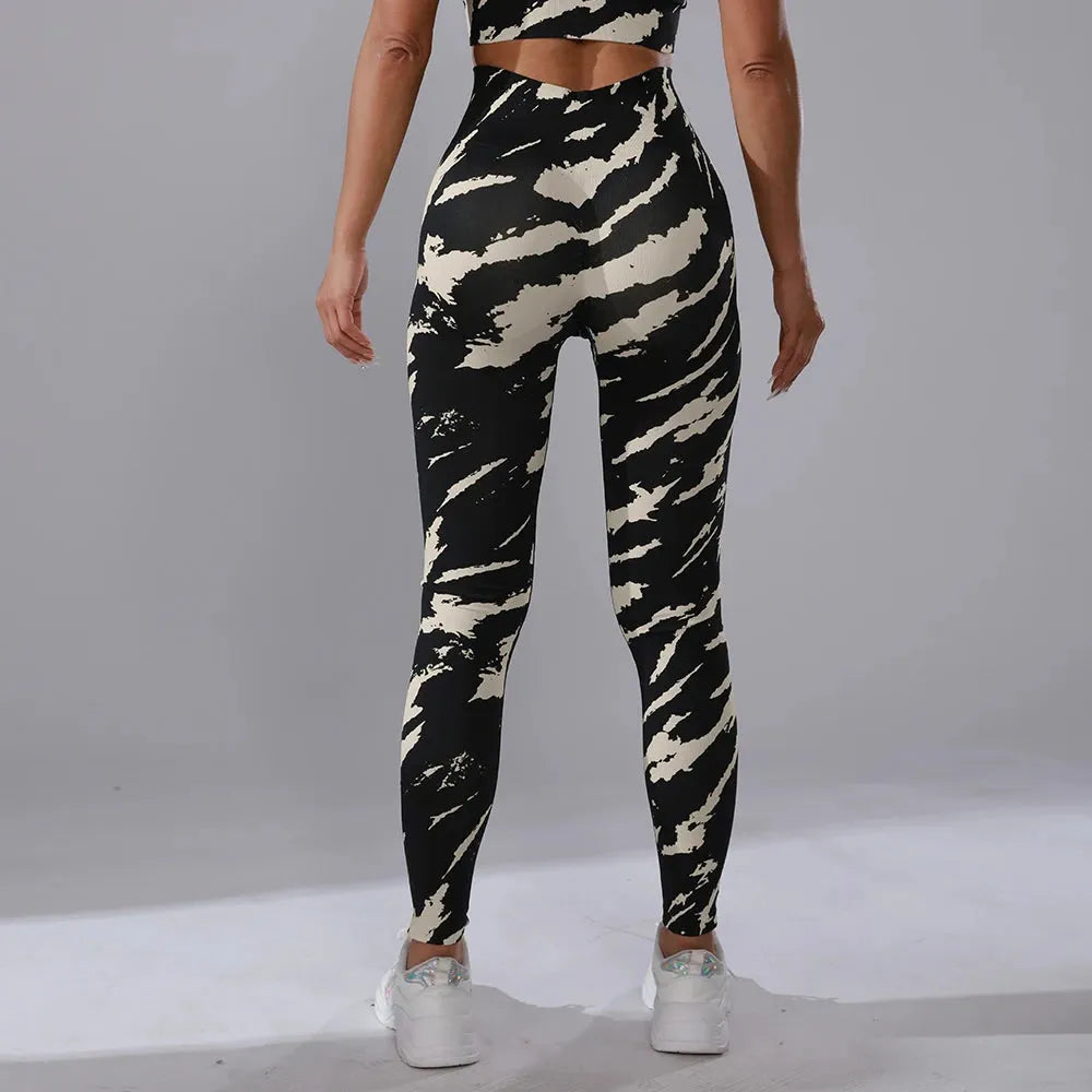 Women's High-Waist Yoga Pants - Push Up Sports Leggings for Gym, Running & Workout - Breathable Summer Workout Tights - Perfect for Yoga, Fitness & Jogging