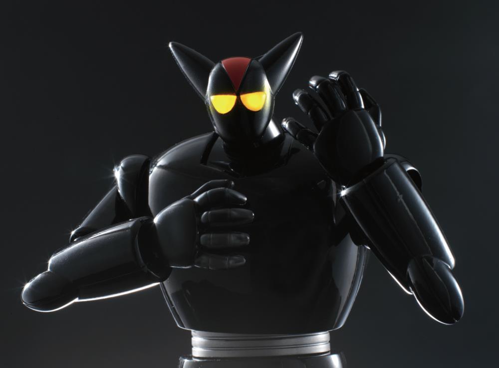 Bandai Soul of Chogokin GX-29R Black Ox Tetsujin 28 Go Die-Cast Metal Action Figure - Collectible Robot Toy for Anime Fans & Display