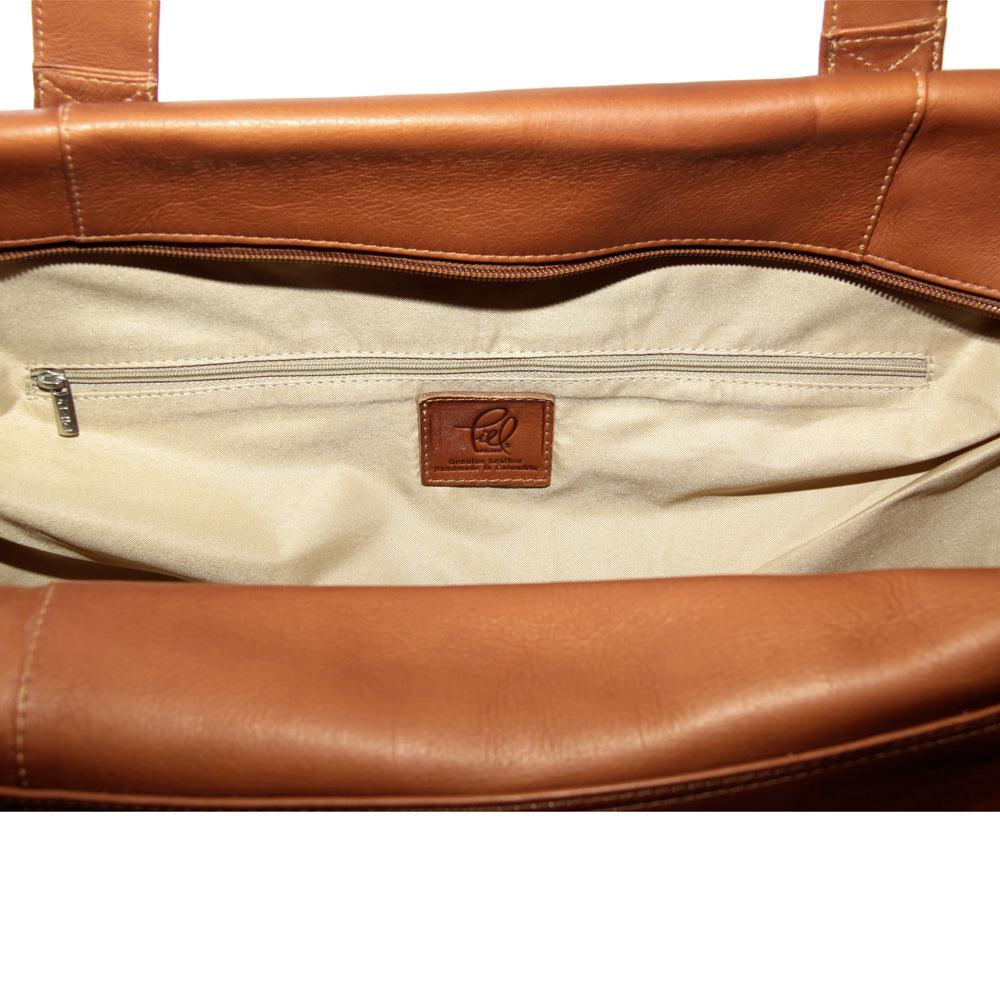 Premium Piel Leather Extra Large Travel Duffel Bag with Zip Pocket - Perfect for Gym, Weekend Trips & Business Travel