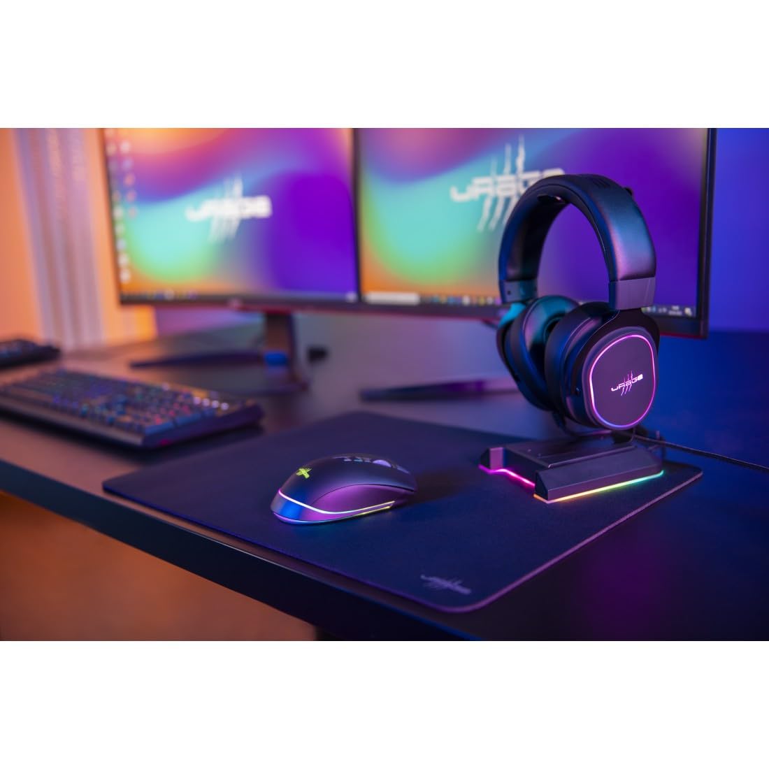 uRage Gaming Headset SoundZ 800.7.1 V2 - Wired 7.1 Virtual Surround Sound Headphones for PS5, PC, Xbox - Multi-Platform Gaming Headset with 2m USB Cable (Black) - Perfect for Competitive Gaming & Immersive Audio Experience