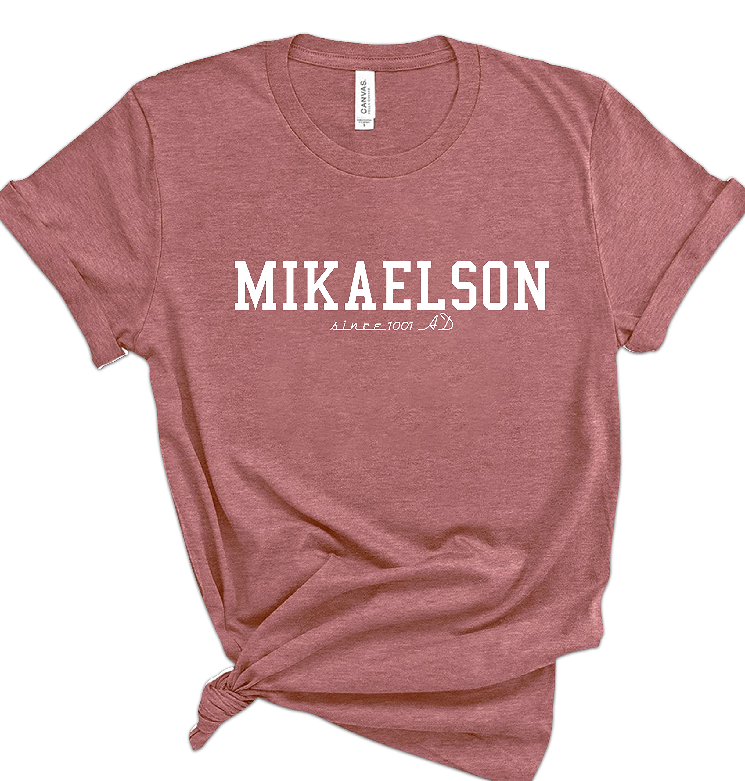 Mikaelson Since 1001 AD Graphic T-Shirts for Men & Women | The Vampire Diaries TVD Inspired Tees | Cool Summer Short Sleeve Shirts | Perfect for Cosplay, Fan Conventions & Casual Wear