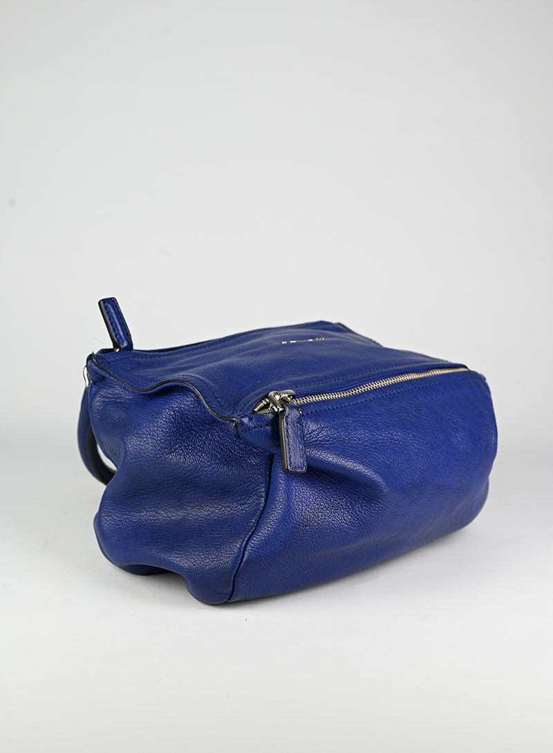 Givenchy Pandora Leather Handbag in Blue - Luxury Crossbody Bag for Women, Perfect for Work, Travel & Evening Events