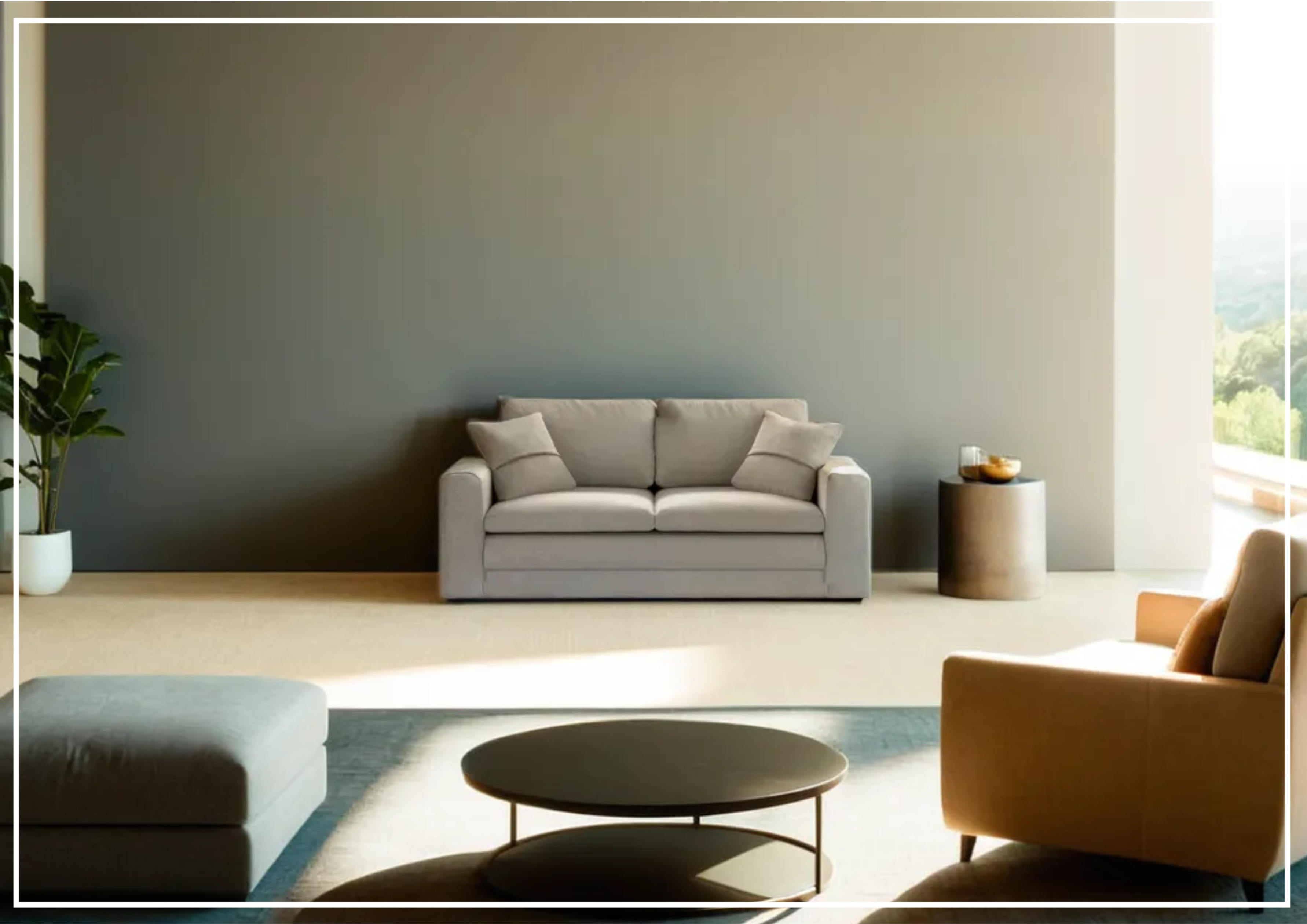 Luonto Cove Sleeper Sofa with Pillow Top Plush Seating & One-Touch Hybrid Deluxe Mechanism - Convertible Bed for Small Spaces, Guest Room & Apartment Living