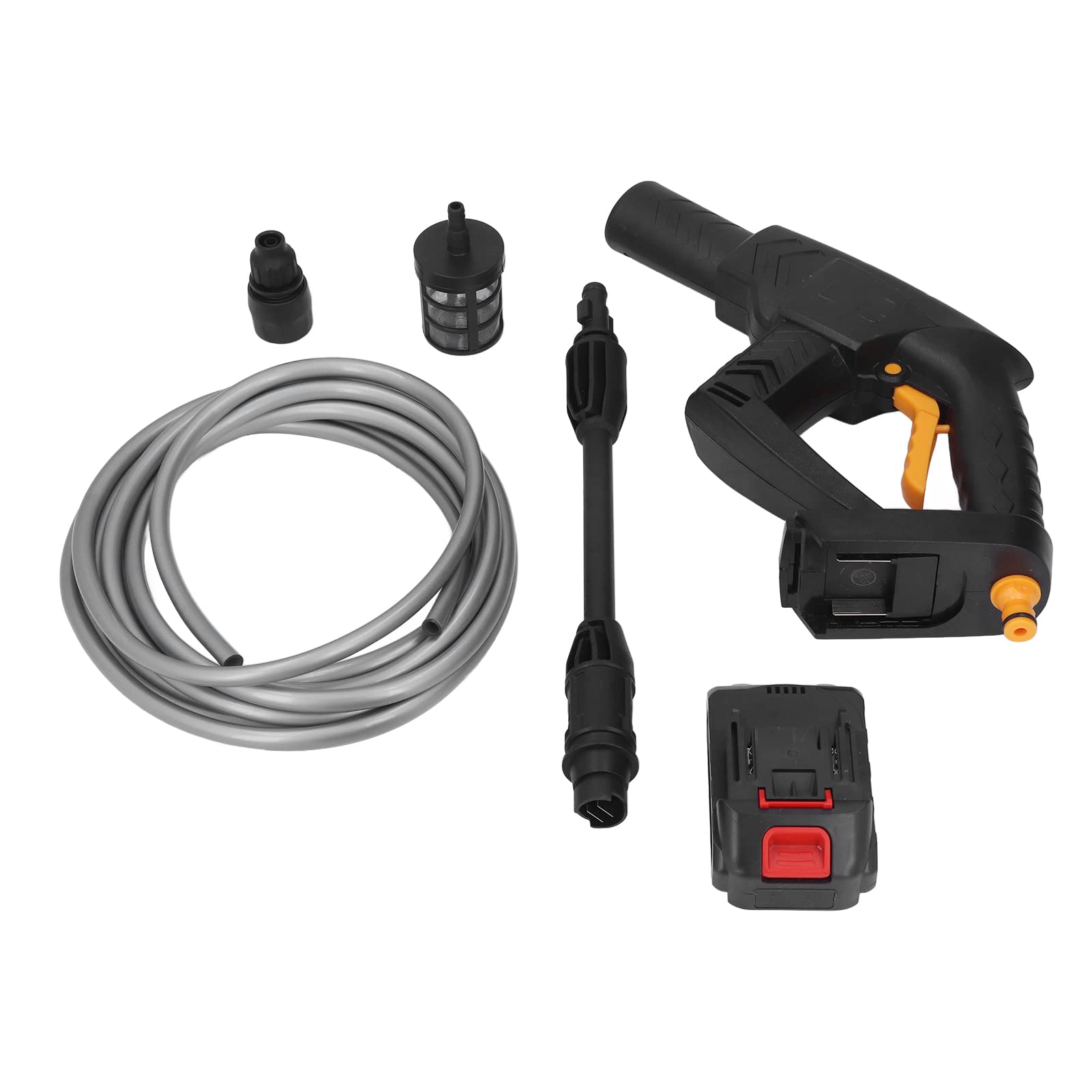 **Cordless High Pressure Car Washer - Portable Motorcycle & Outdoor Floor Cleaner for Home, Garage, and Driveway Cleaning**