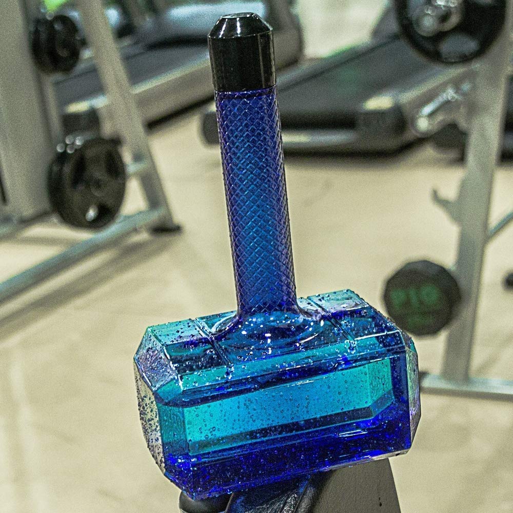 Thor Hammer Water Bottle 57oz - BPA-Free Gym & Hiking Sports Bottle for Workouts