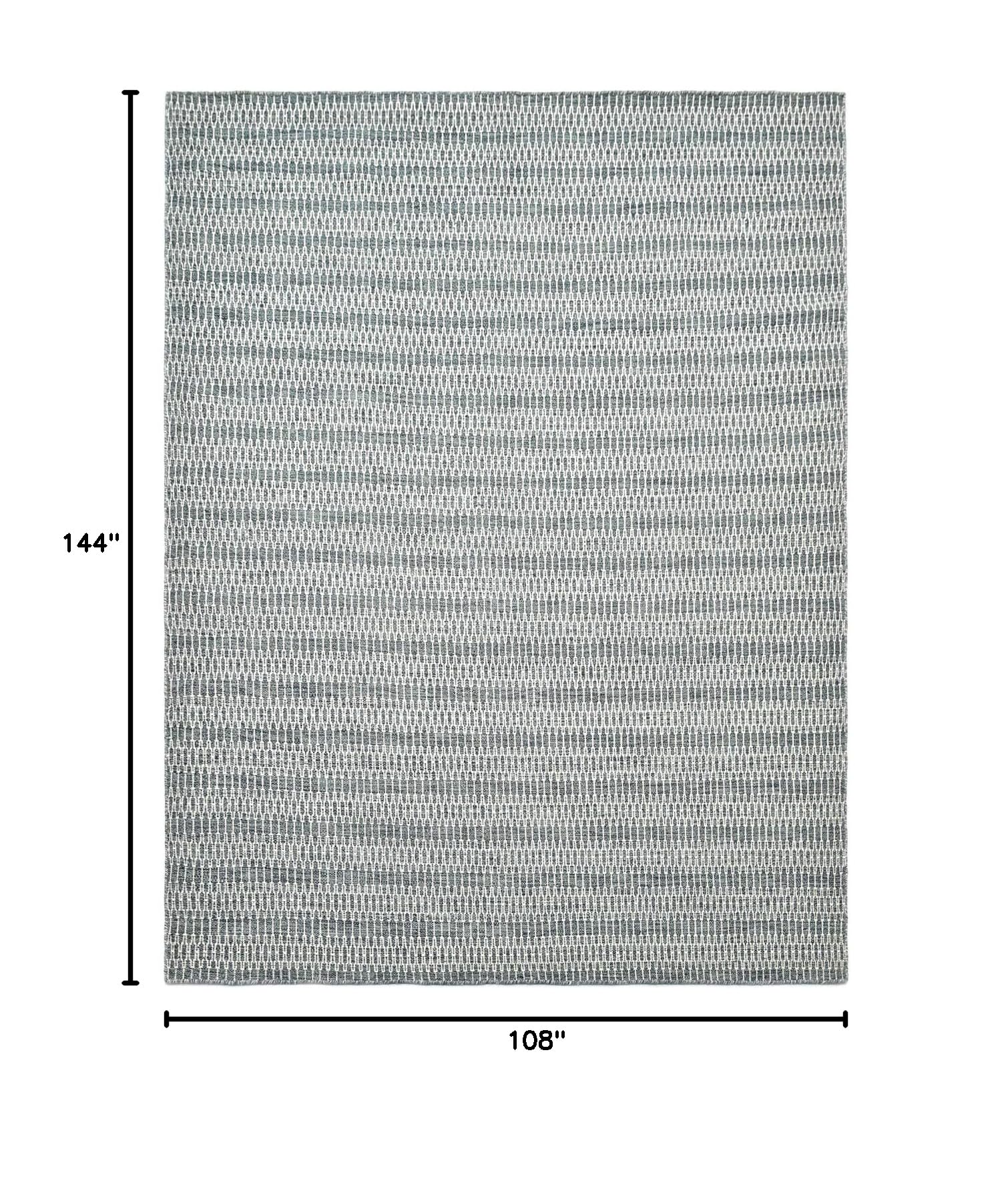 Solo Rugs Deanna Contemporary Handmade Blue Area Rug 9'x12' - Soft Modern Floor Covering for Living Room, Bedroom & Office Decor