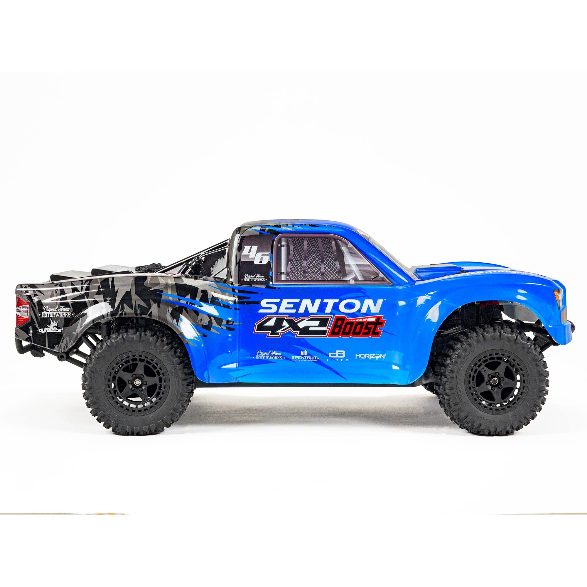 ARRMA 1/10 SENTON 4X2 Boost MEGA 550 Brushed Short Course RC Truck RTR with Battery & Charger - Blue (ARA4103SV4T2) | Ready-to-Race Off-Road RC Car for Adults & Kids | Perfect for Backyard Racing, Off-Road Adventures & RC Hobby Enthusiasts