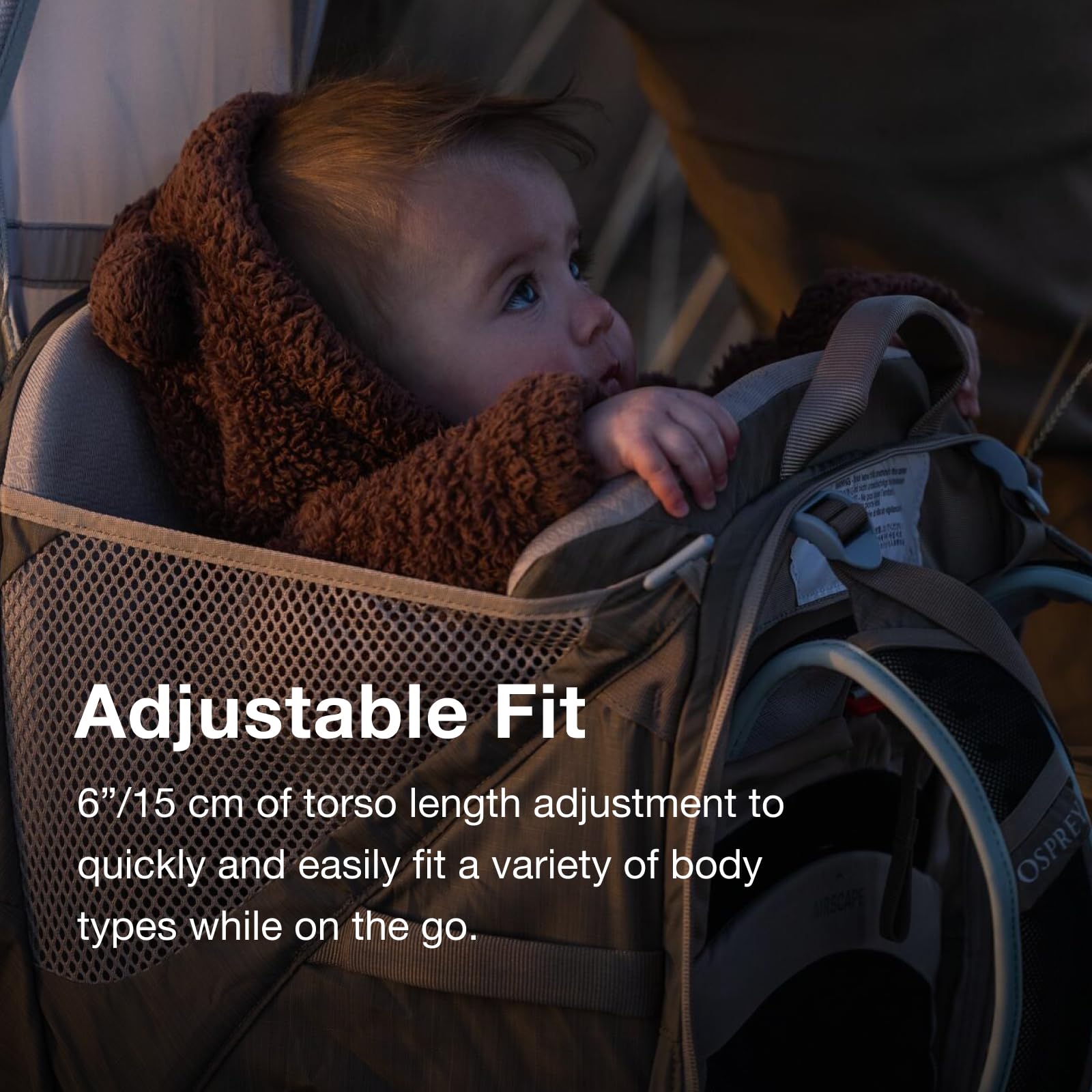 Osprey Poco Child Carrier Backpack - Lightweight Hiking Baby Carrier for Outdoor Adventures, Travel & Errands - Comfortable & Adjustable for Parents