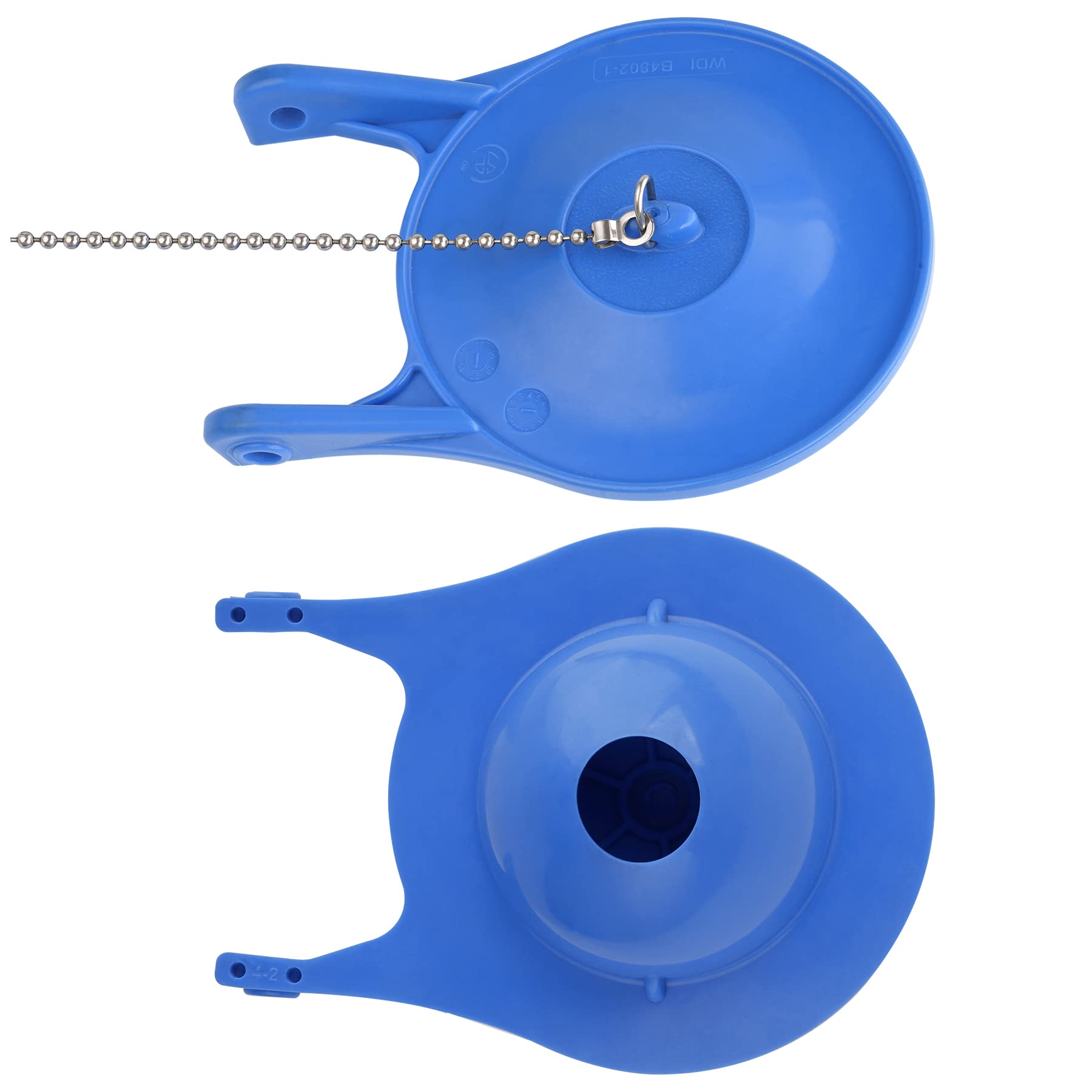 3 Inch Toilet Flapper Replacement - Compatible with Lowes AquaSouce (98923, 312795, 352027, 395280, 12293) - Water Saving Durable Rubber Toilet Tank Flapper - Blue - 2 Pack - Perfect for Home Bathroom Repair and Water Conservation