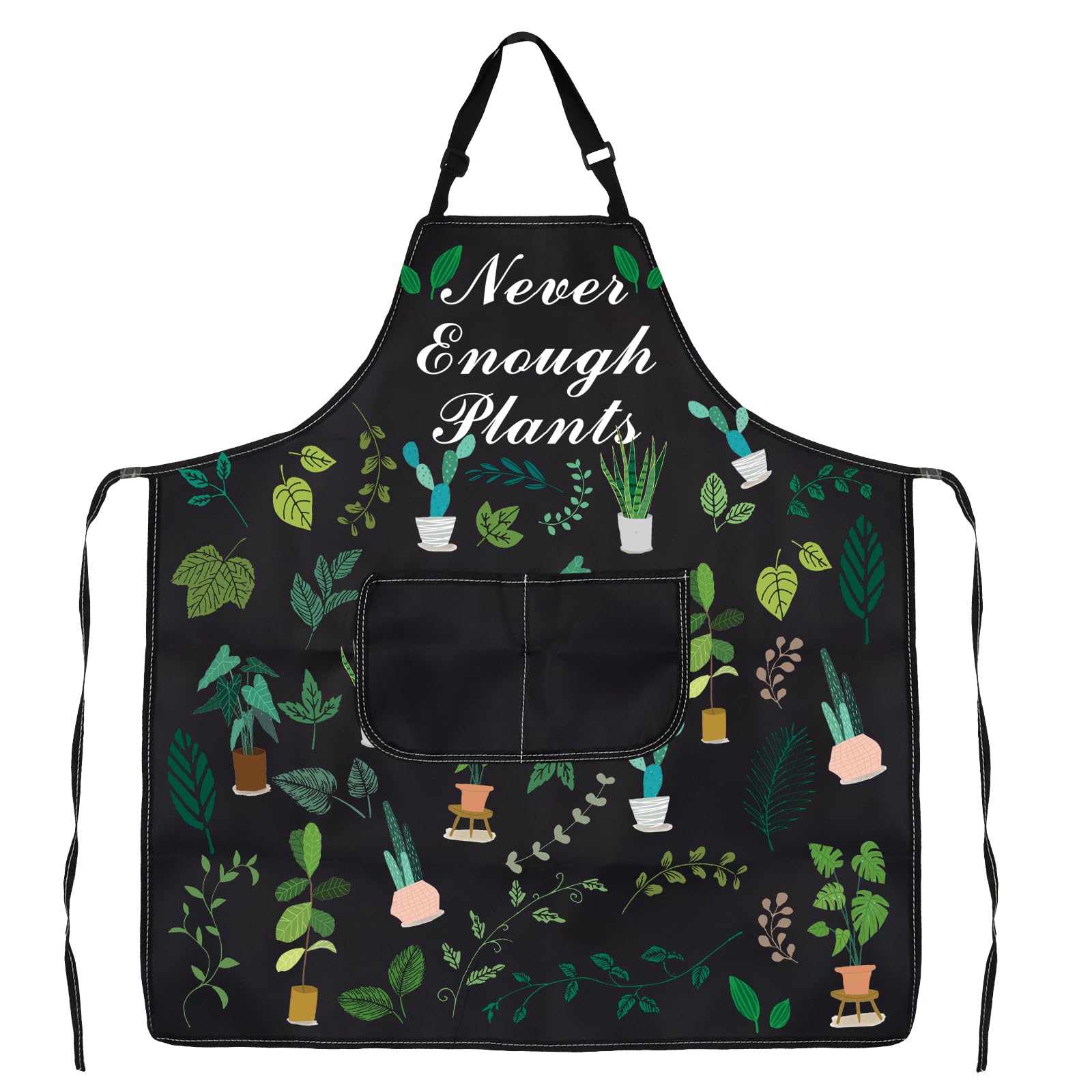 CMNIM Plant Apron with Pockets - Gardening Apron for Plant Lovers, Cooking & Outdoor Activities - Perfect Gift for Gardeners & Plant Enthusiasts - Ideal for Gardening, Cooking, and Outdoor Adventures