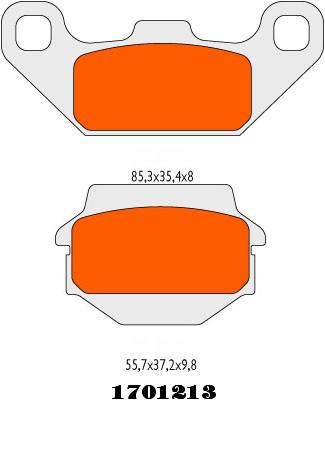 High-Performance Brake Pads for Suzuki & Kawasaki Motorcycles - Front Disc Brake Replacement for Smooth Stopping Power - Perfect for Street Riding, Track Days & Commuting