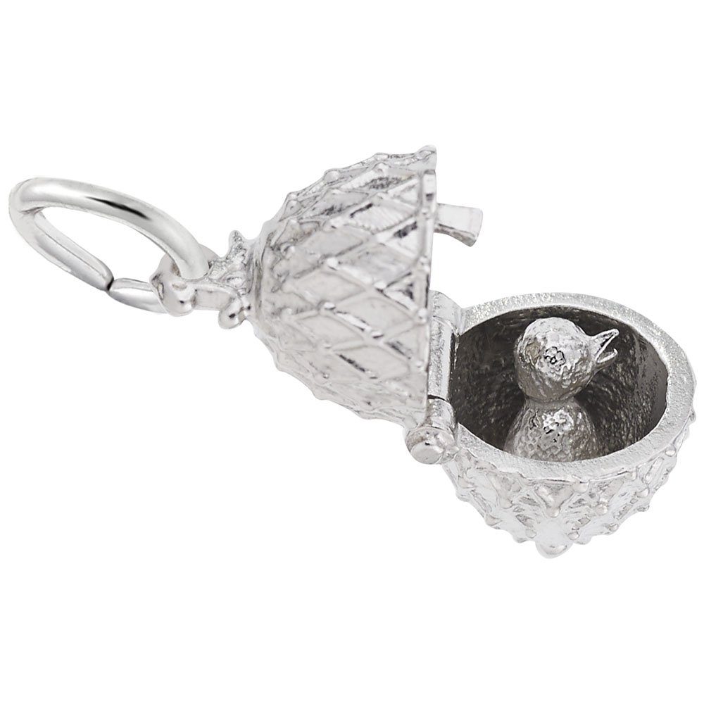 Easter Egg Charm Pendant for Jewelry Making - DIY Bracelet & Necklace Charms - Perfect for Easter Gifts, Party Favors & Craft Projects