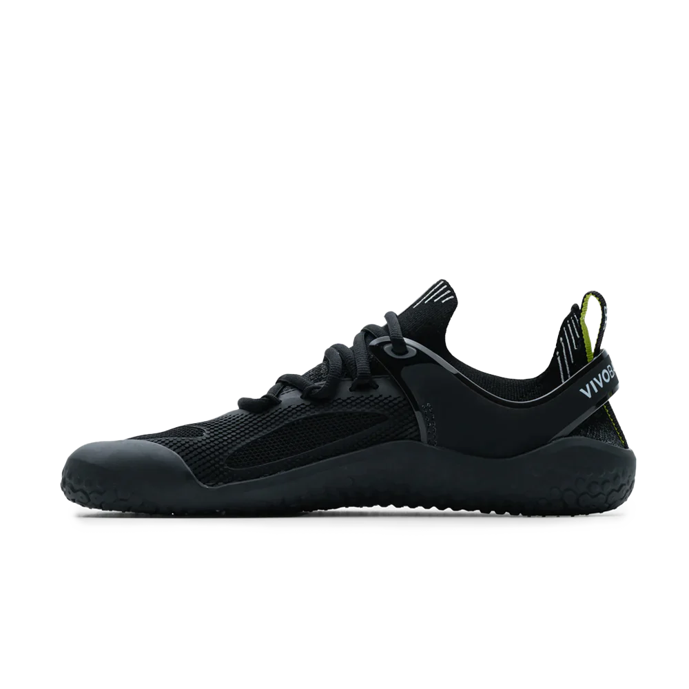 Vivobarefoot Motus Strength Women's Barefoot Shoes - Obsidian/Grey - Lightweight & Flexible for Cross Training, Gym & Outdoor Activities