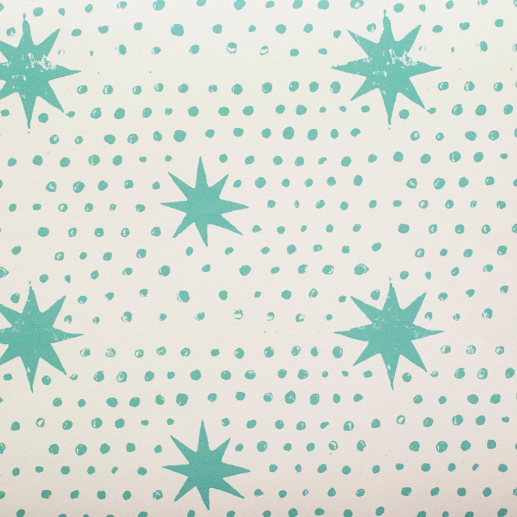 Spot & Star Wallpaper Pea Green Sample - Peel & Stick Removable Wallpaper for Nursery, Bedroom, Living Room Decor