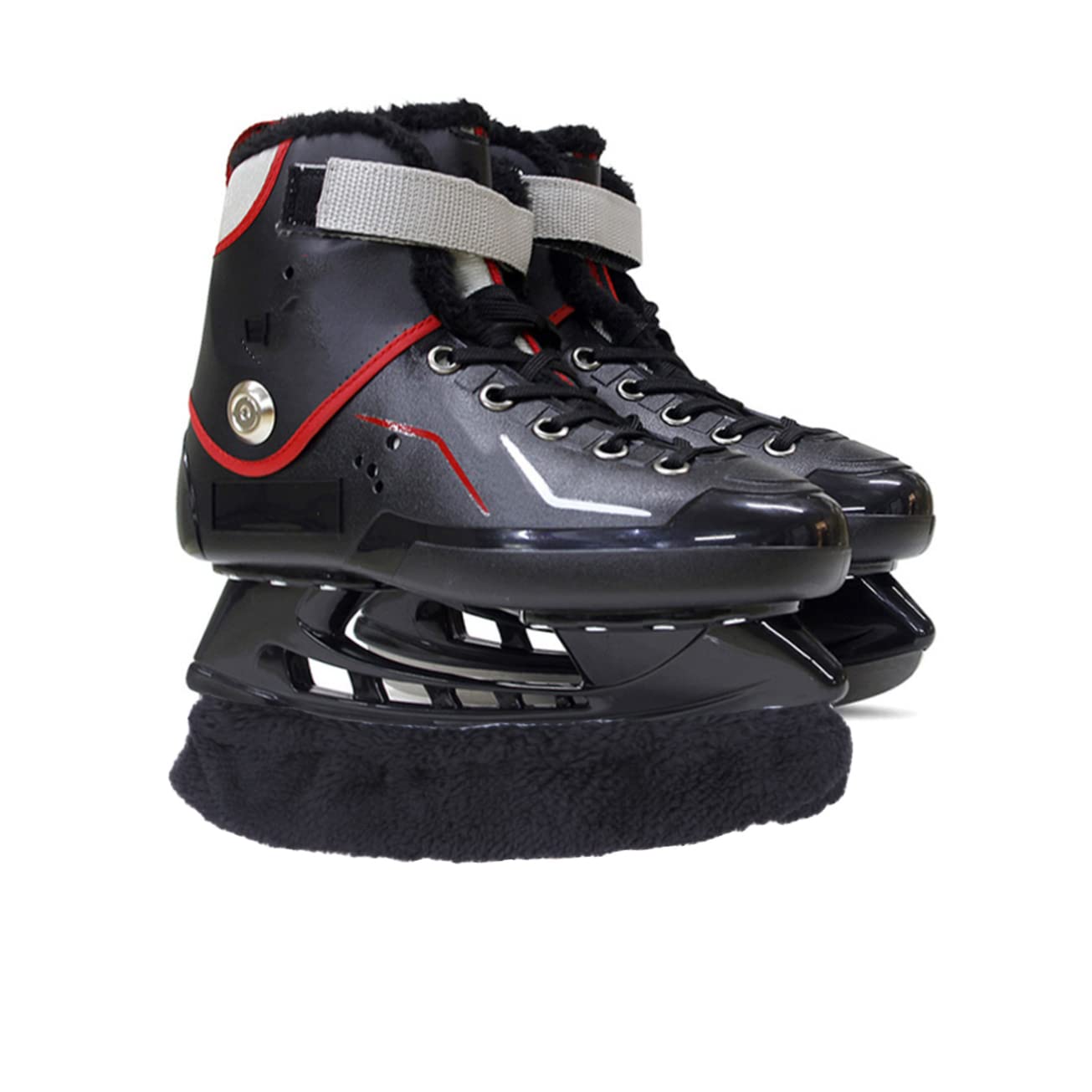 2 Pairs Hockey Skate Covers - Elastic Ice Skate Protectors for Men & Women - Durable Sports Equipment Guards for Blades & Boots - Perfect for Rink, Training & Travel Storage
