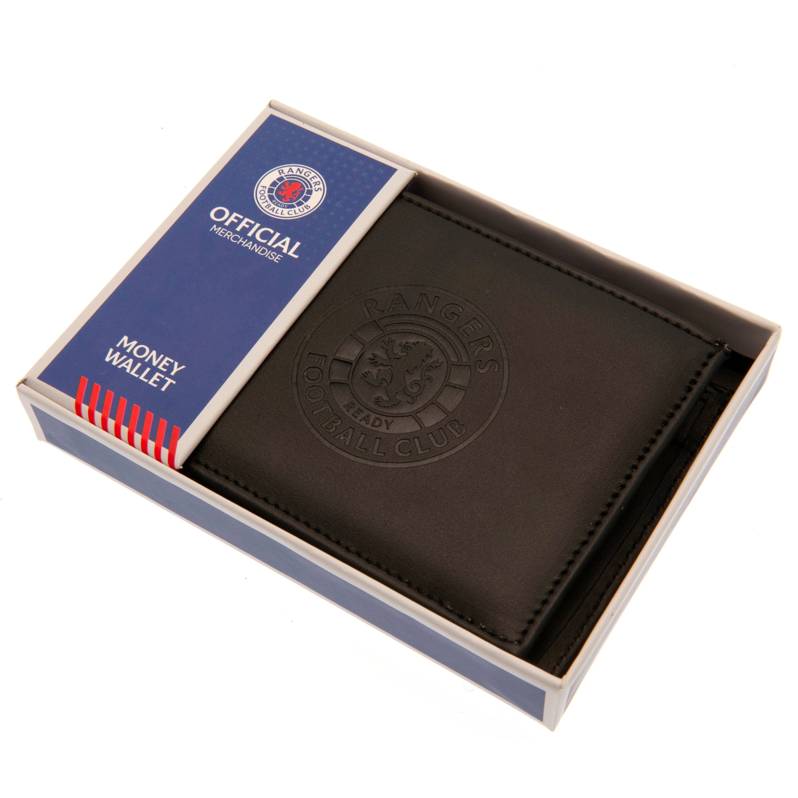 Rangers Leather Wallet for Men - RFID Blocking Slim Bifold Wallet with ID Window - Perfect for Travel, Business & Everyday Use