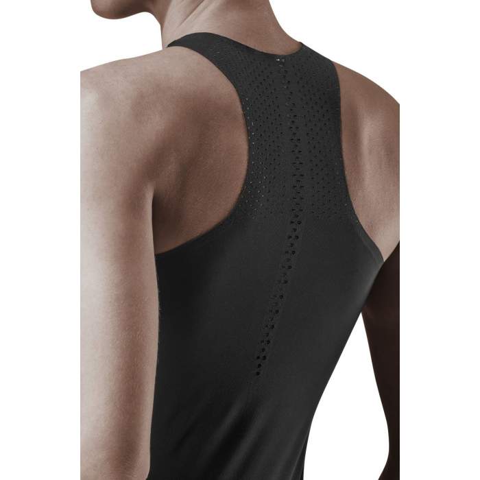 CEP Women's Ultralight Tank Top - Breathable Workout Shirt for Running & Yoga | Moisture-Wicking Activewear in Black