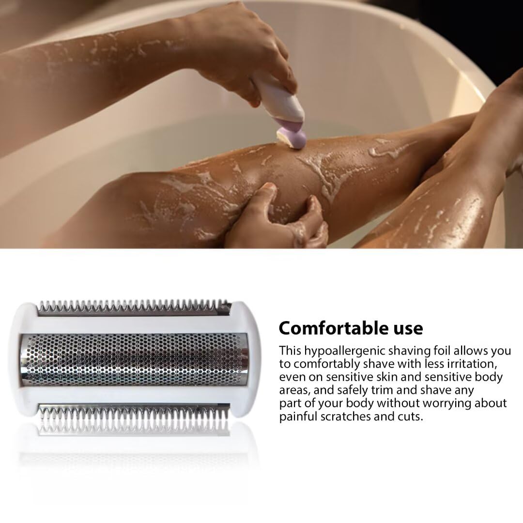 2025 Upgrade Bodygroom Replacement Trimmer/Shaver Foil for Philips Norelco Series 7000 (BG7030, BG7040, BG204x) - White | Precision Grooming for Chest, Back & Body | Perfect for Travel & Home Use
