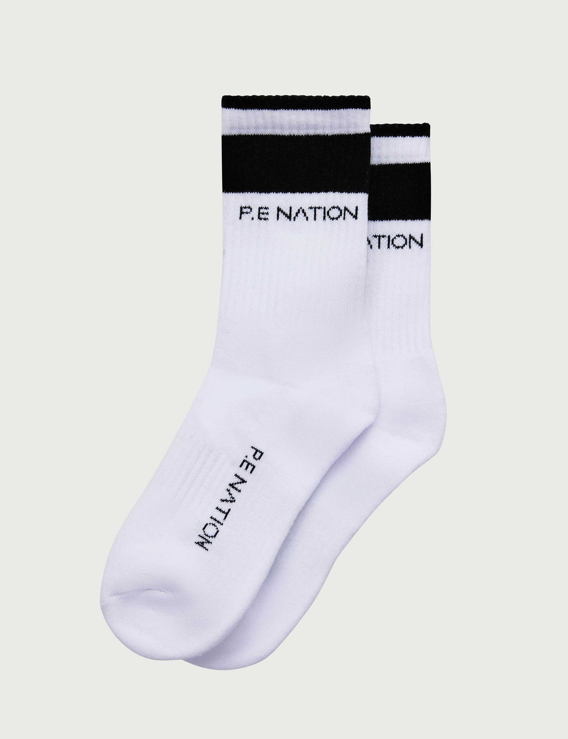 Premium White Homage Socks - Comfortable Cotton Crew Socks for Men & Women - Perfect for Casual Wear, Sports, and Everyday Use