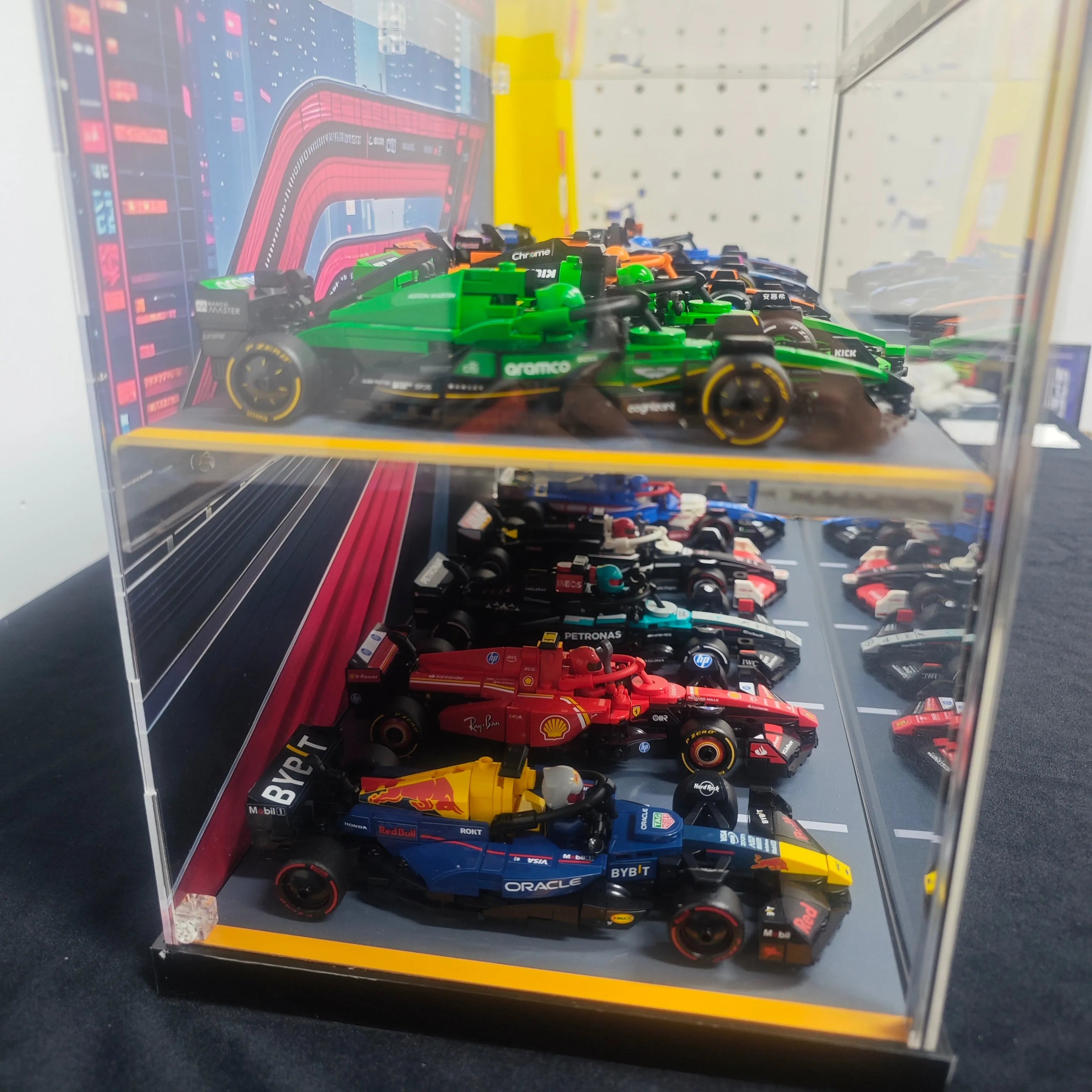 LEGO Speed Champions Series Display Case for 1:32 Scale Models - Perfect for Showcasing Your Full Collection at Home or Office