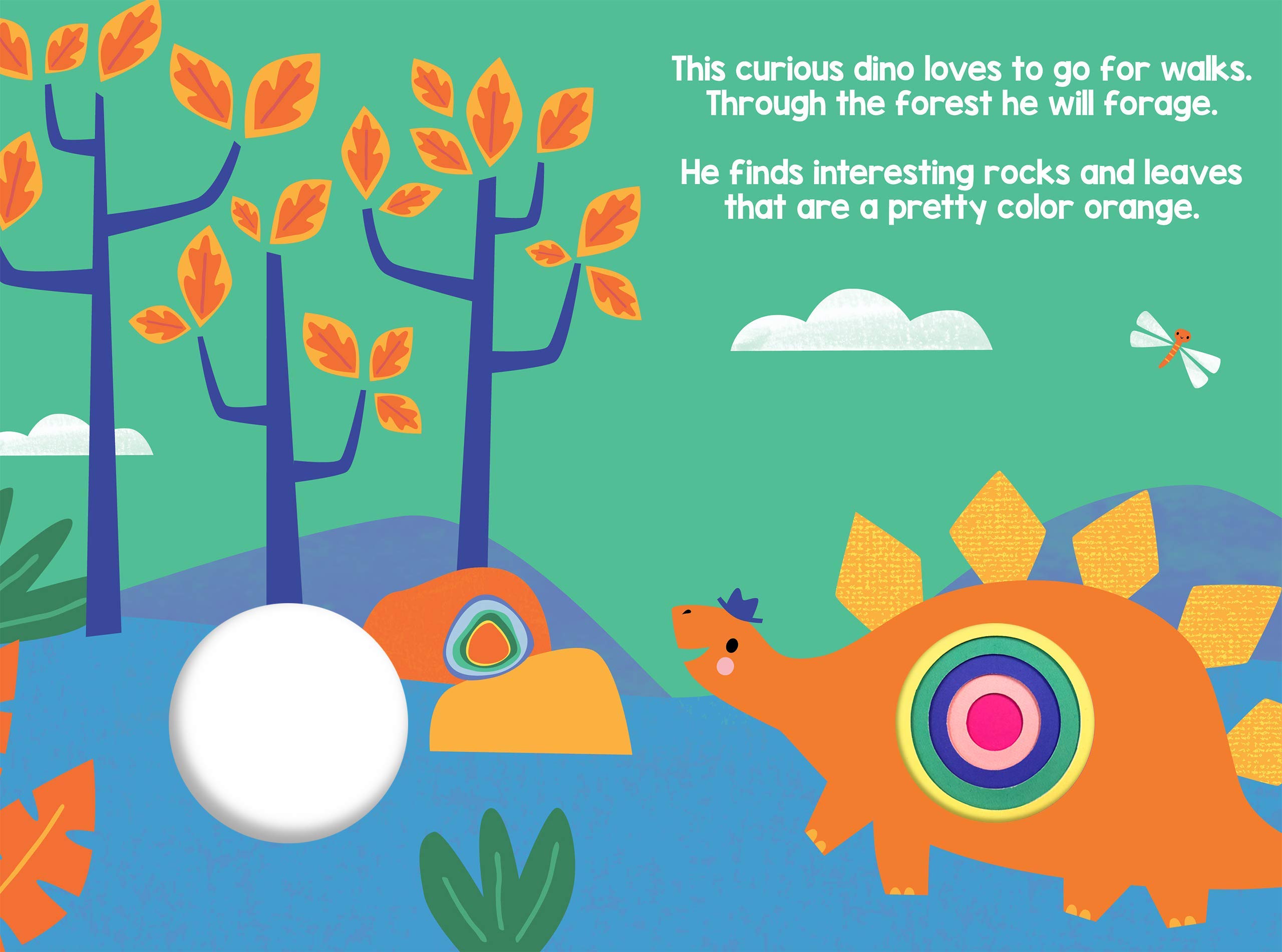 Dino Colors - Interactive Board Book for Kids with Fun Cutouts - Perfect for Early Learning & Bedtime Reading