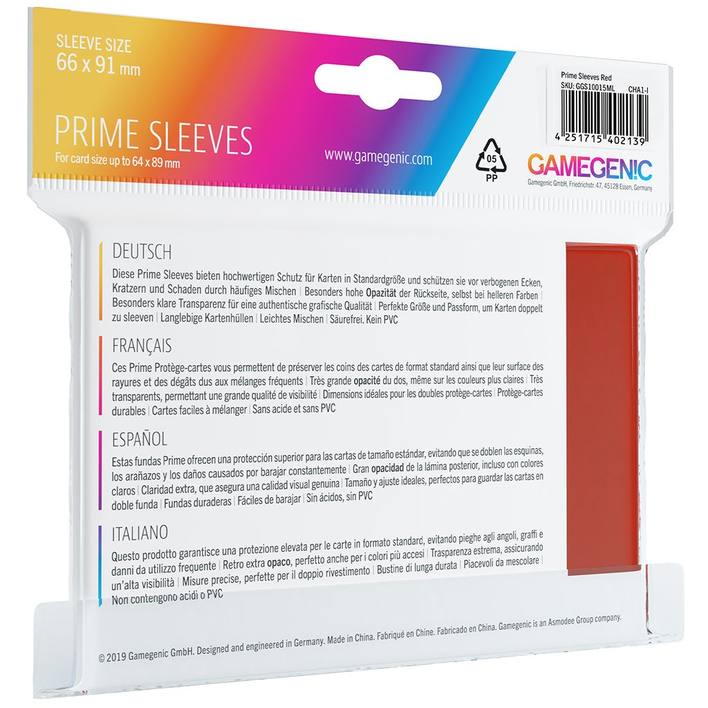 PRIME Sleeves - Premium Red Compression Arm Sleeves for Sports, Running & Outdoor Activities | UV Protection & Muscle Support