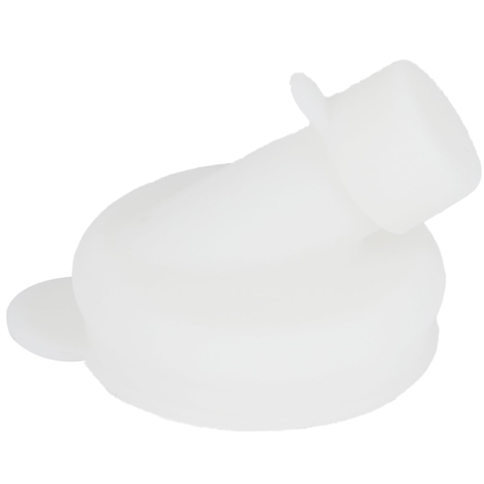 Glass Milk Bottle with Silicone Pouring Spout Lid - 48mm Leak-Proof Cover for Kitchentoolz Bottles (4-Pack) - Perfect for Coffee Shops, Home Kitchen & Smoothie Bars