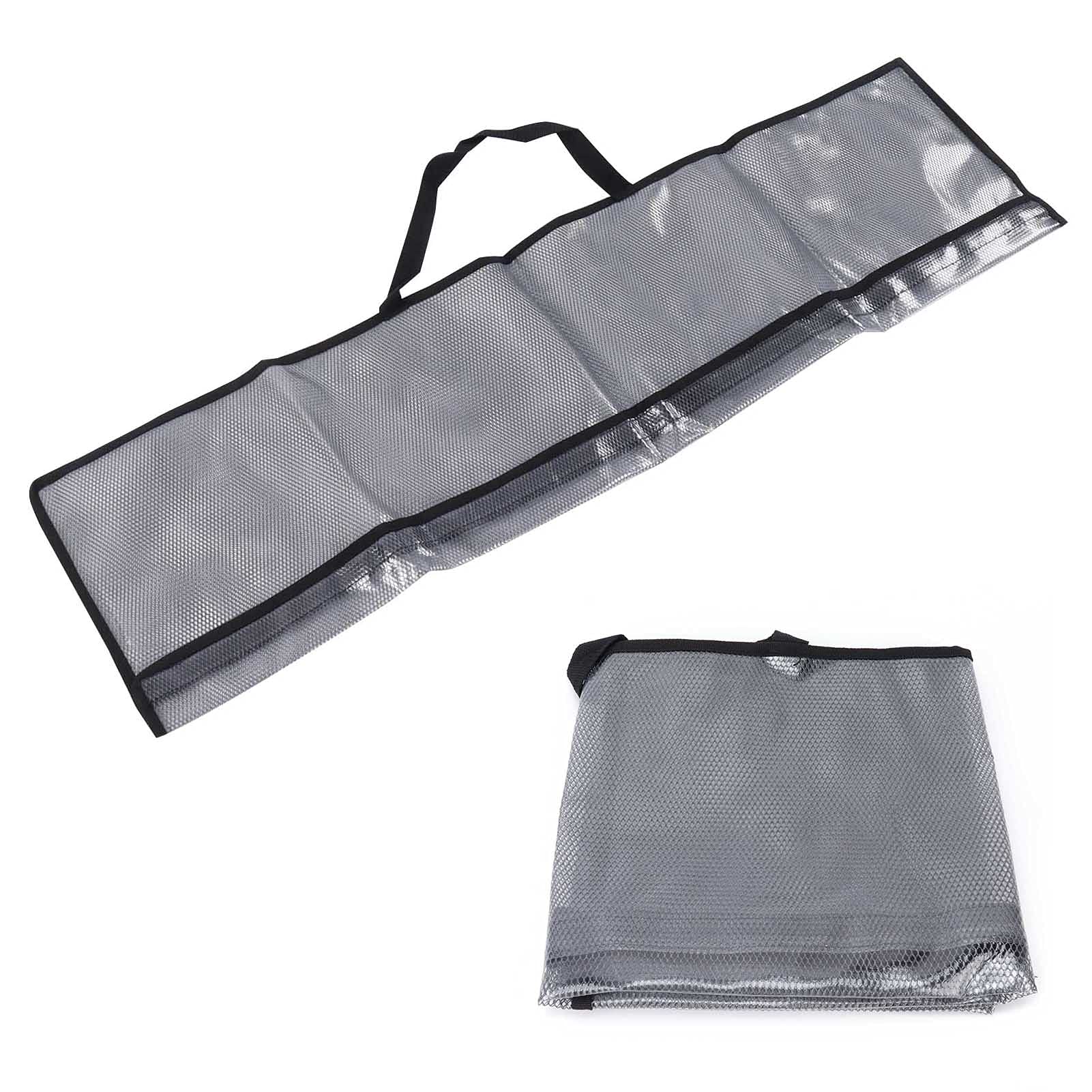 Eulbevoli Large Capacity Transparent PVC Fishing Rod Bag with Handles - Portable Waterproof Fishing Gear Storage Case for Outdoor Fishing, Camping & Hiking Trips - Perfect for Saltwater & Freshwater Anglers