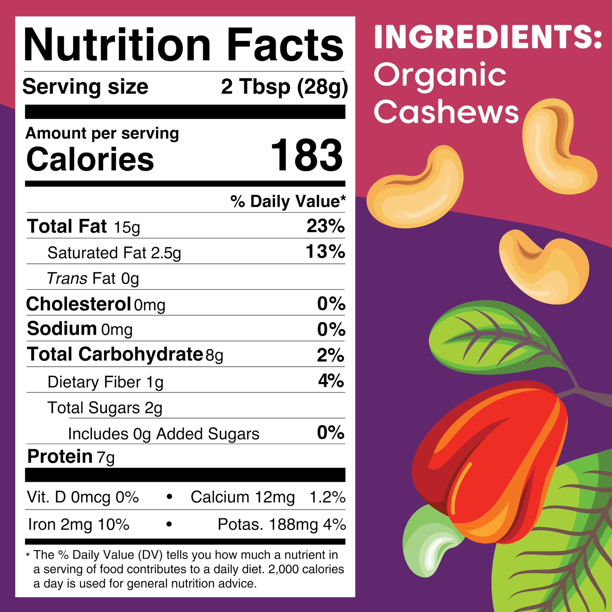 Organic Raw Cashew Butter by Wilderness Poets - 5 Gallon (40 lb, 640 oz) | Vegan, Gluten-Free Nut Butter for Smoothies, Baking & Healthy Snacks