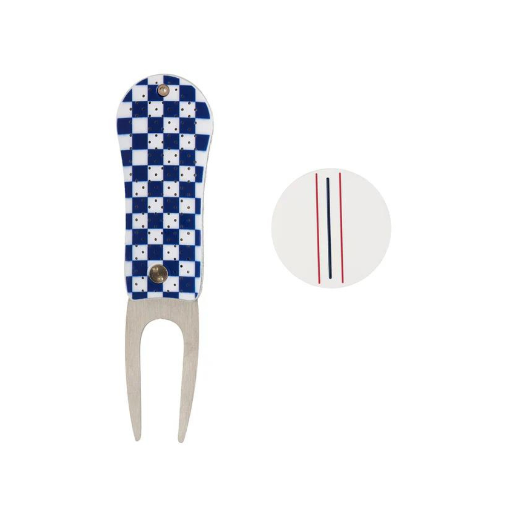 CMC Design Barstool Sports SAFTB Divot Tool and Ball Marker Set - Golf Accessories for Men & Women - Perfect for Golf Course, Practice & Gifts